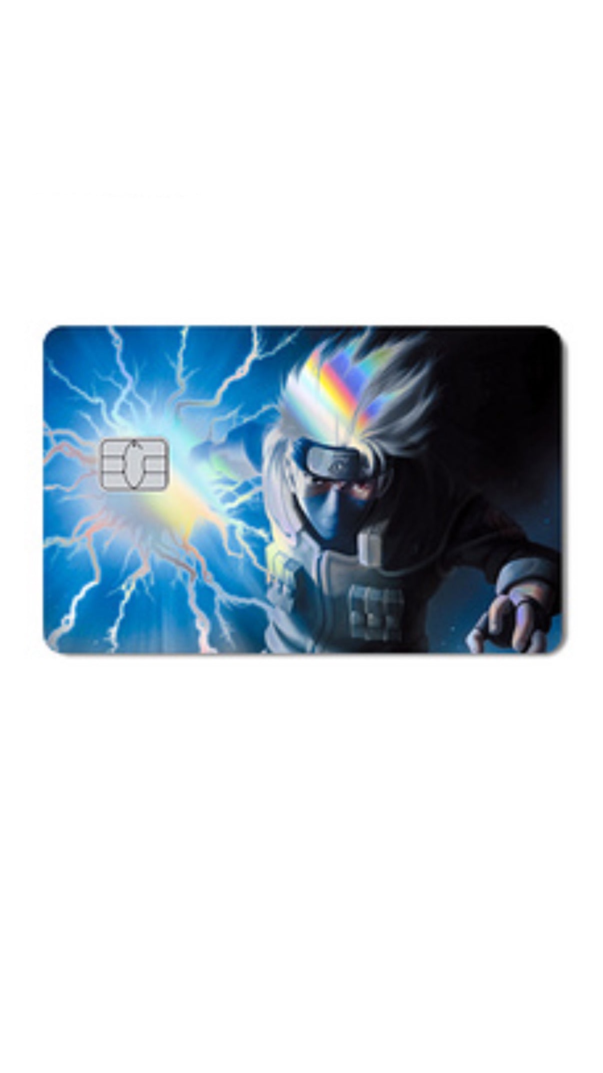Kakashi Chidori Holographic Naruto Credit Card Sticker
