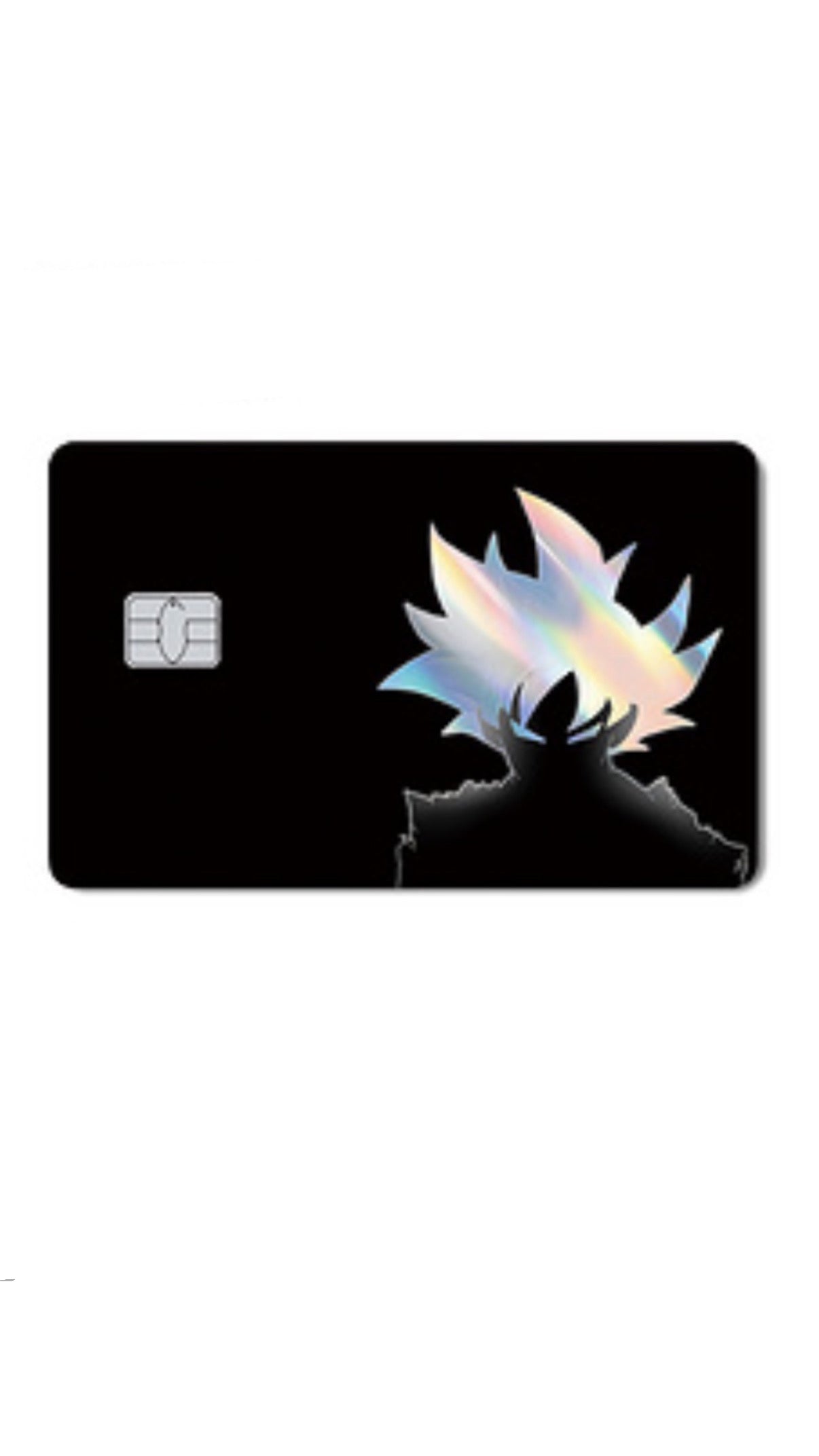 Goku Silhouette holographic Dragon Ball Z Holographic Credit Card Sticker