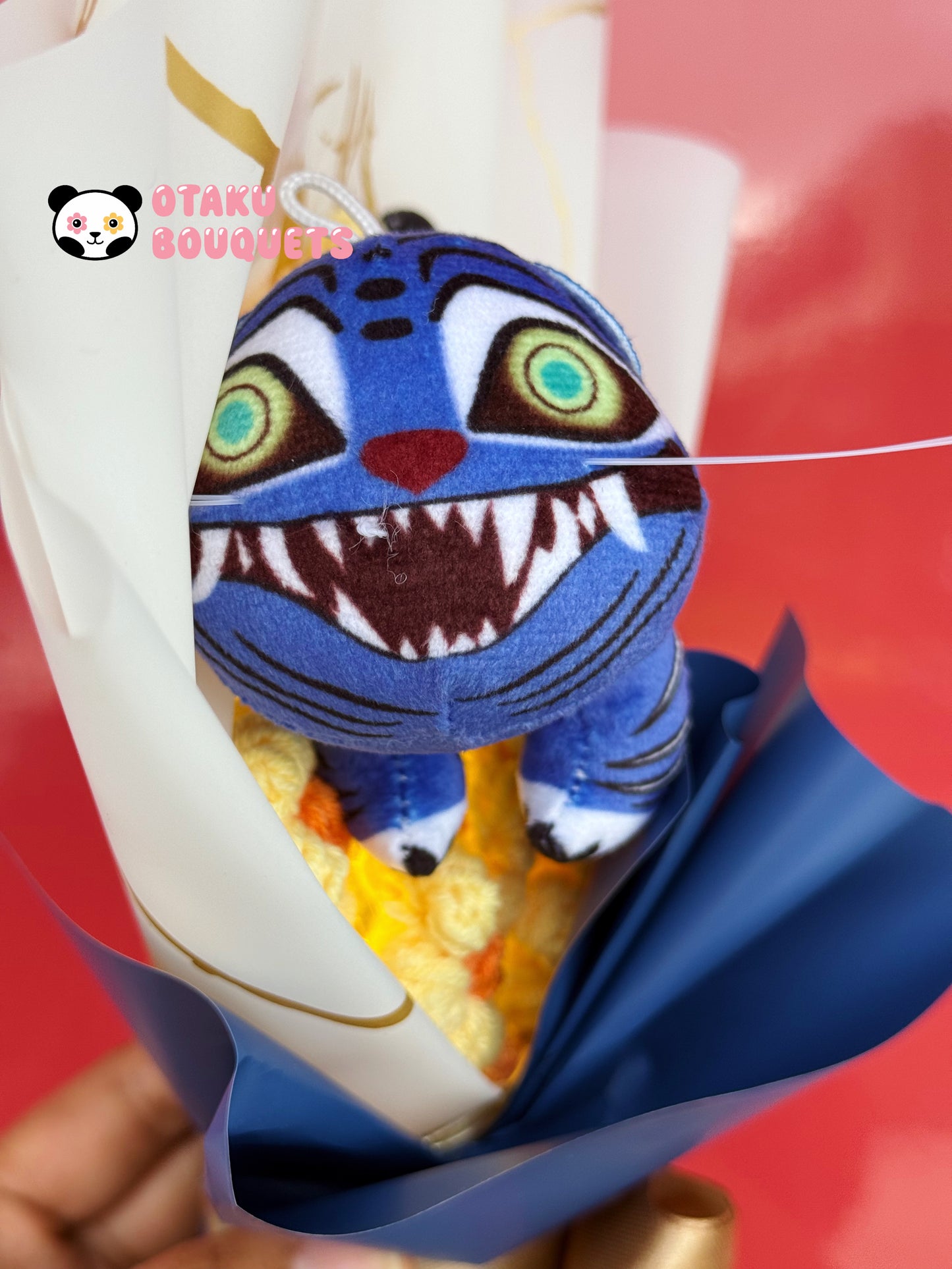 Derpy Light Up Gold Hoonam K-pop Demon Hunter Plush Bouquet