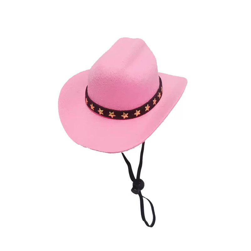 Cowboy Hat Fashion Kawaii Cute Doll Labubu Outfit Clothes 17cm