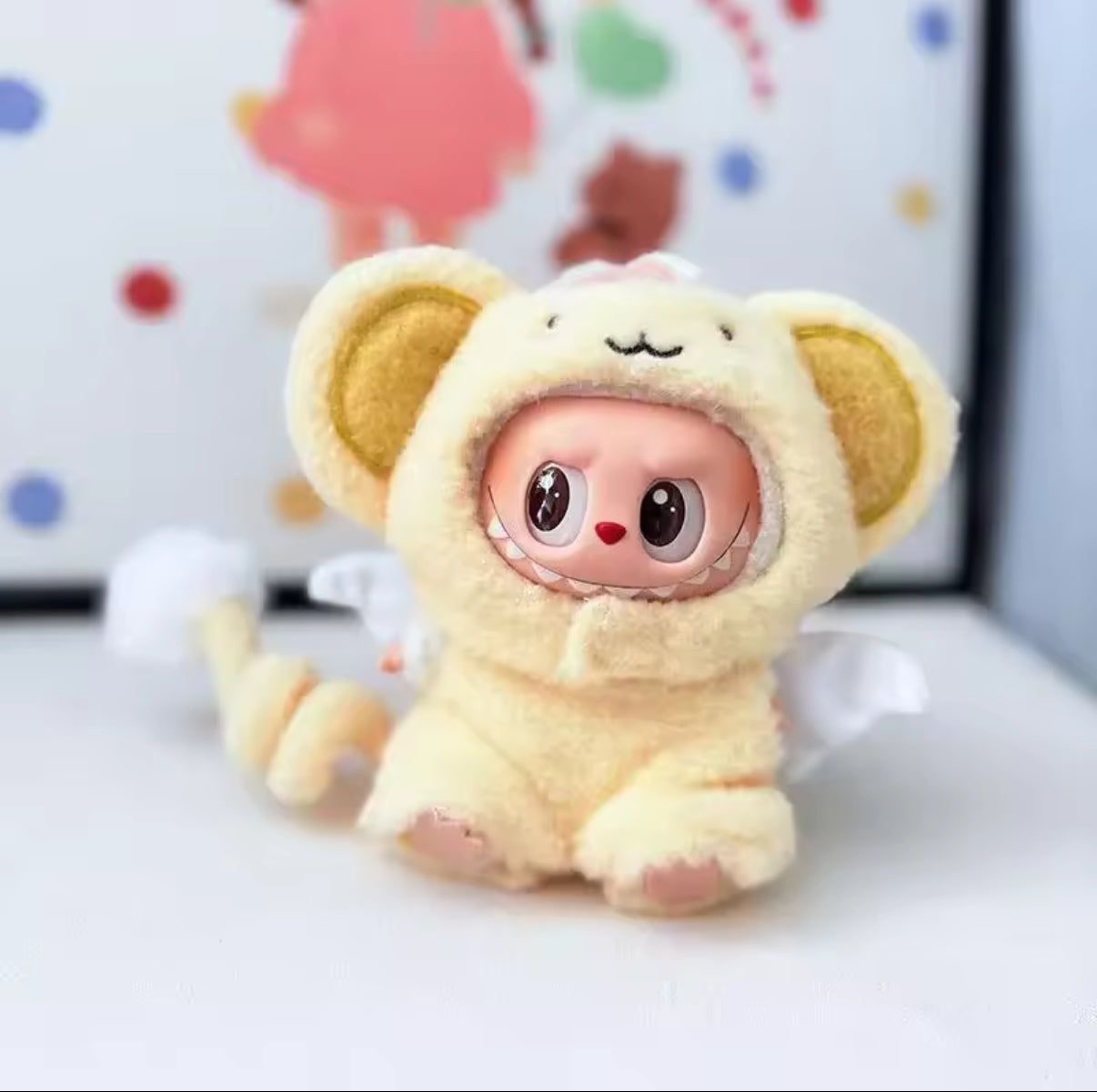 Cerberus Card Captures Doll Labubu Anime Costume Cosplay Clothes 17cm