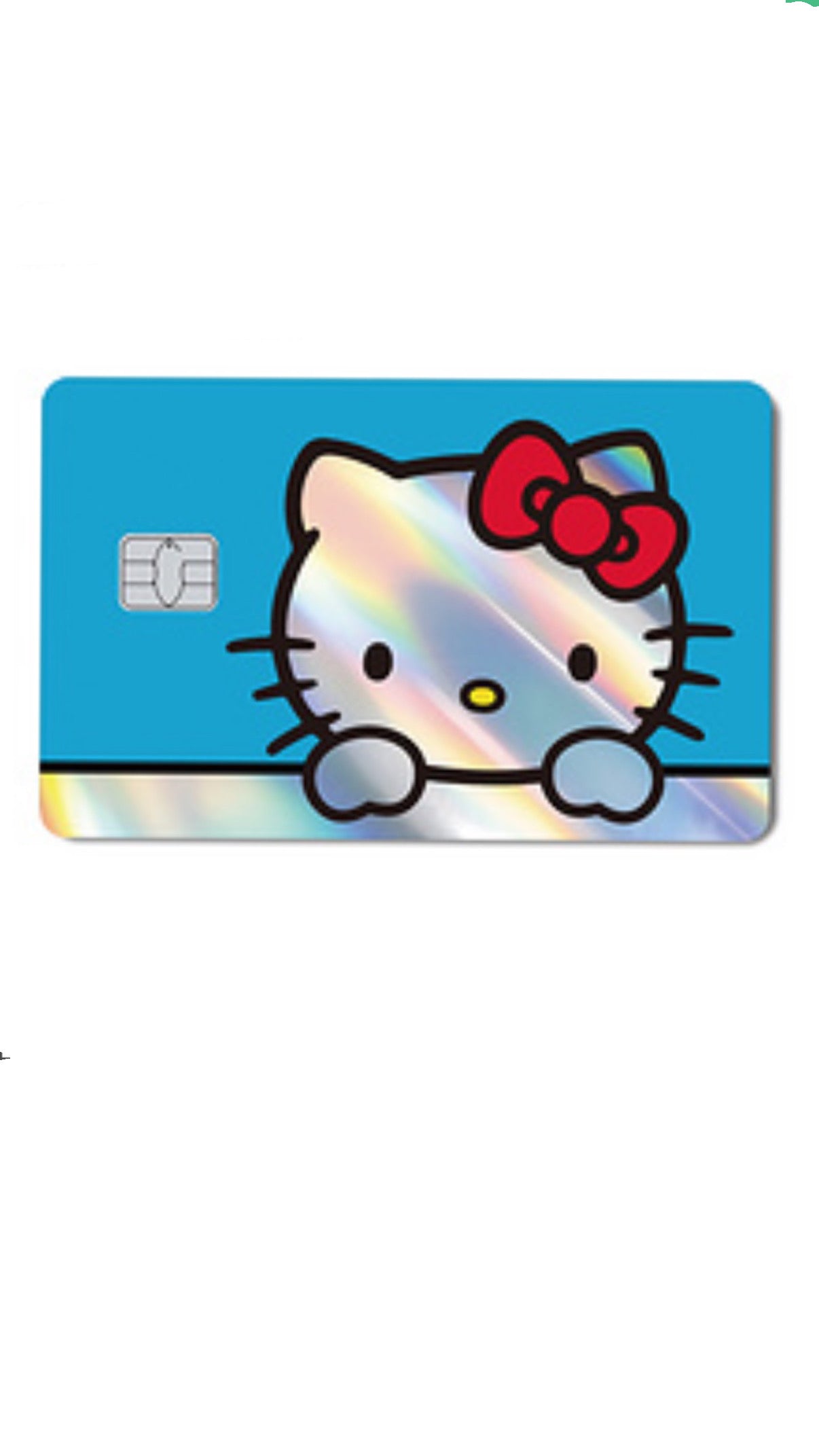 Hello Kitty Holographic Cute Sanrio Anime Credit Card Sticker