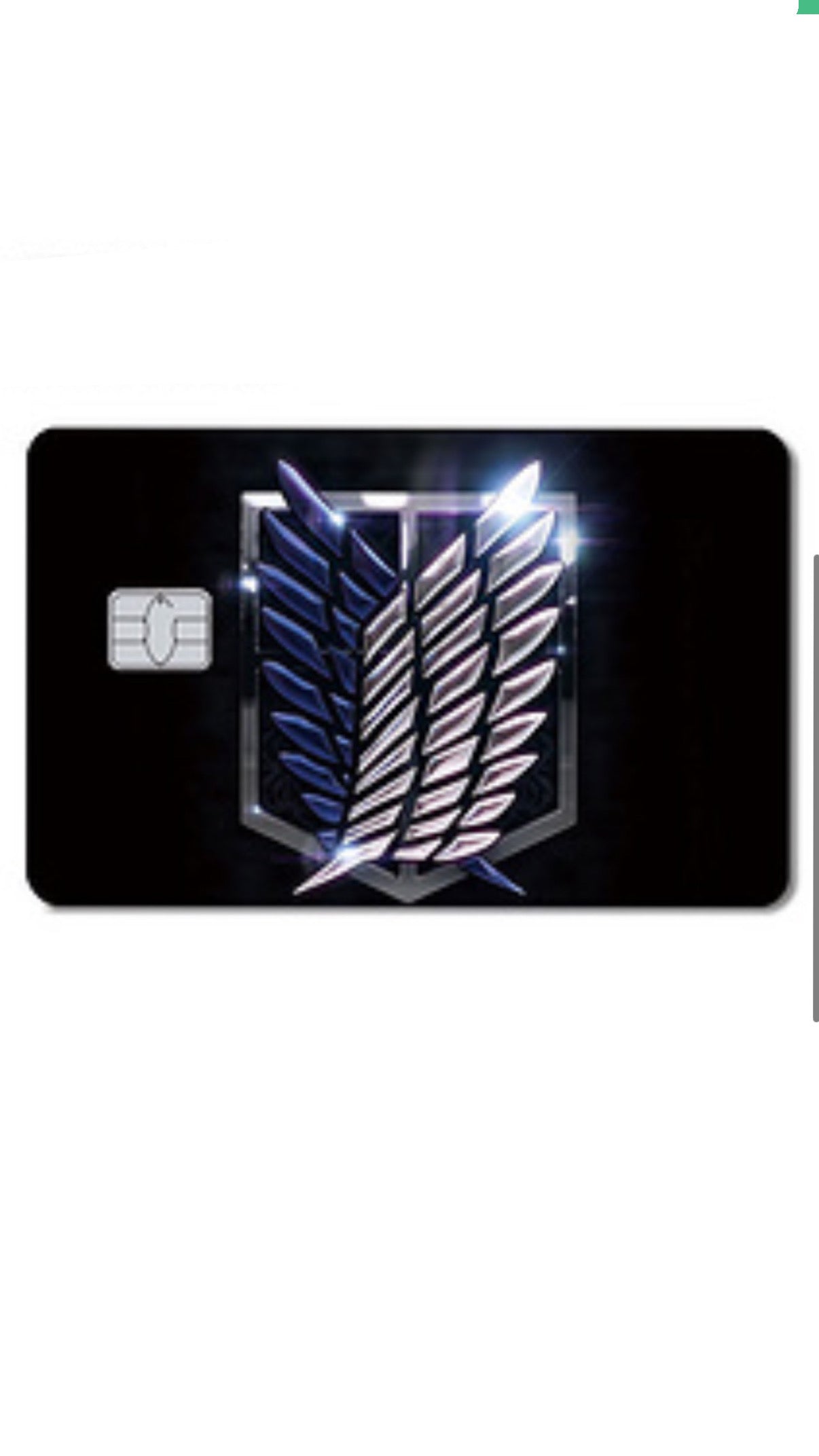 Attack on Titan Anime Holographic Credit Card Sticker