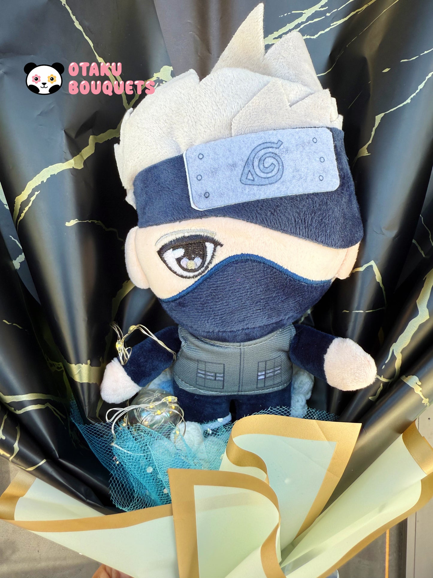 Japanese Plushie Kakashi Light Up Demon Slayer Plush Bouquet