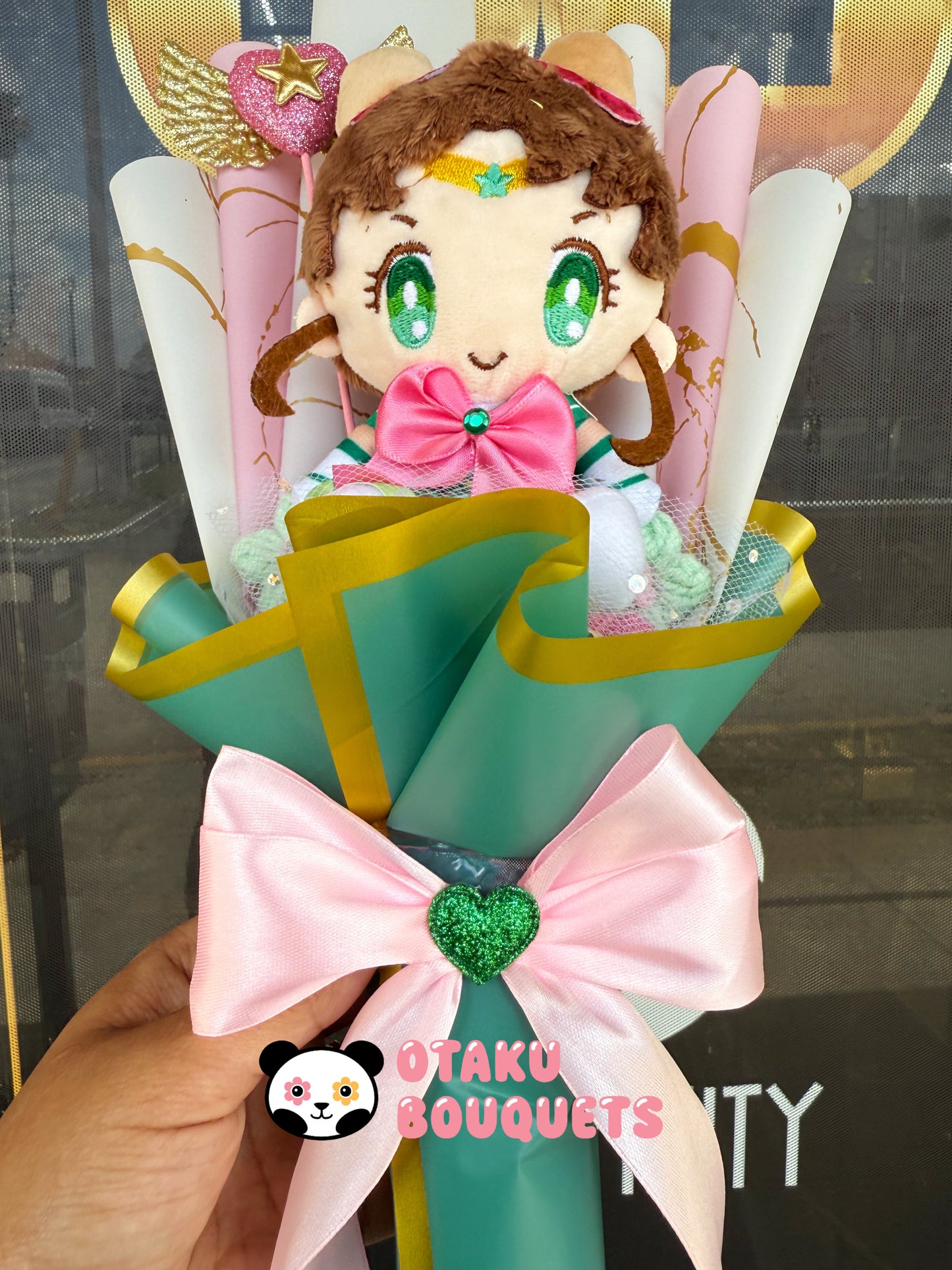 Sailor Jupiter Marroncream Plush Bouquet