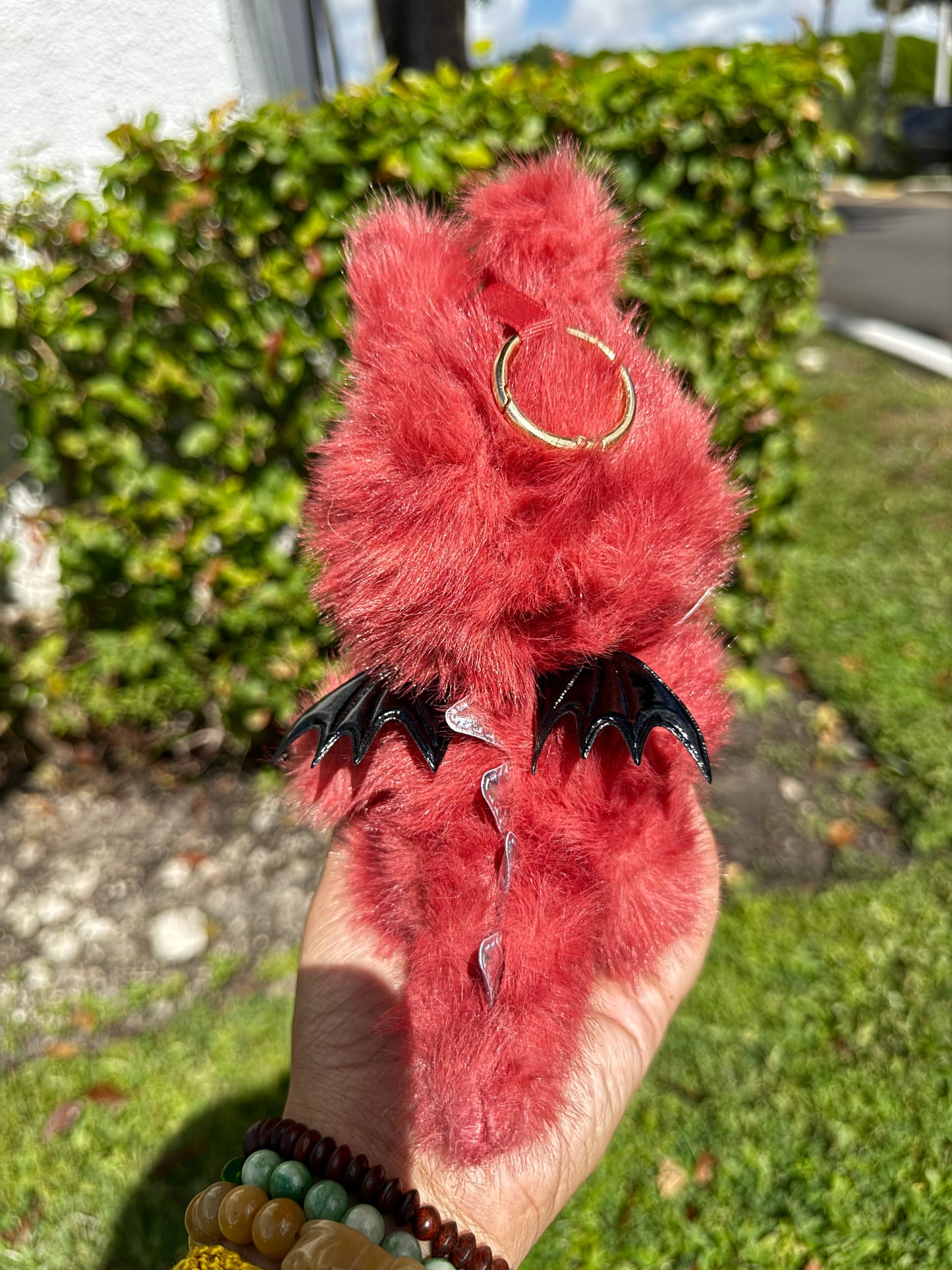 Red Dragon with Wings Custom Handmade Doll