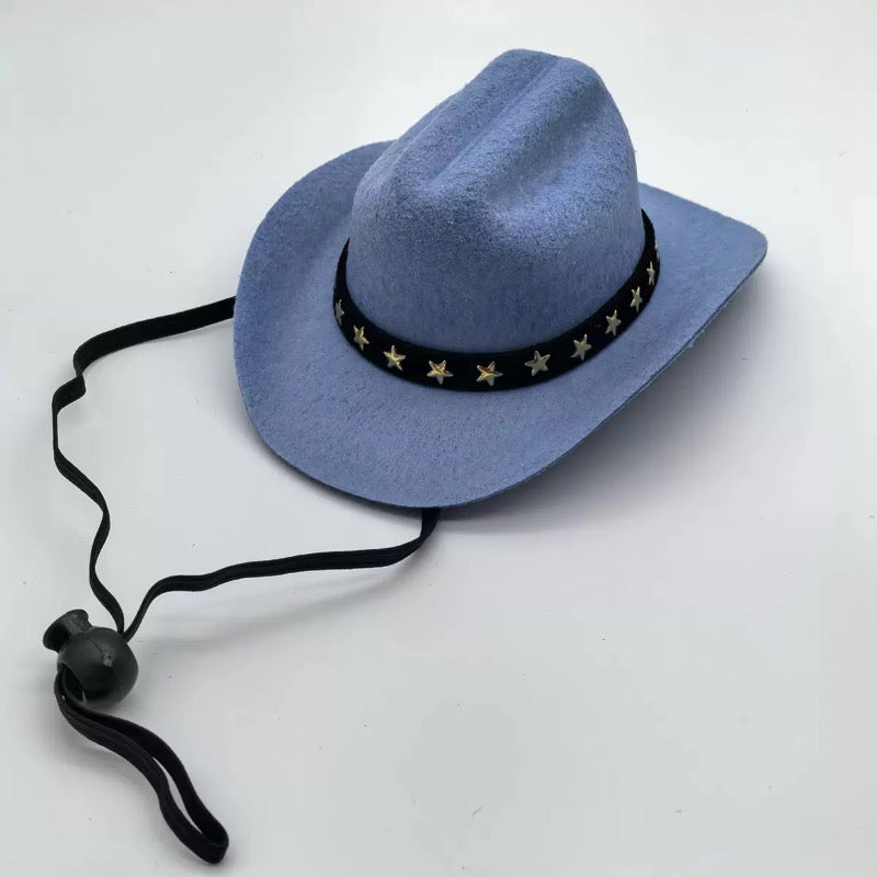 Cowboy Hat Fashion Kawaii Cute Doll Labubu Outfit Clothes 17cm