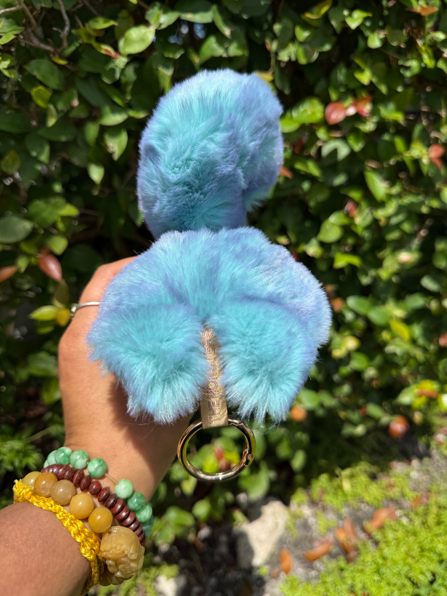 Squirrel Two Toned Blue and Purple Custom Handmade Fluffy Labubu
