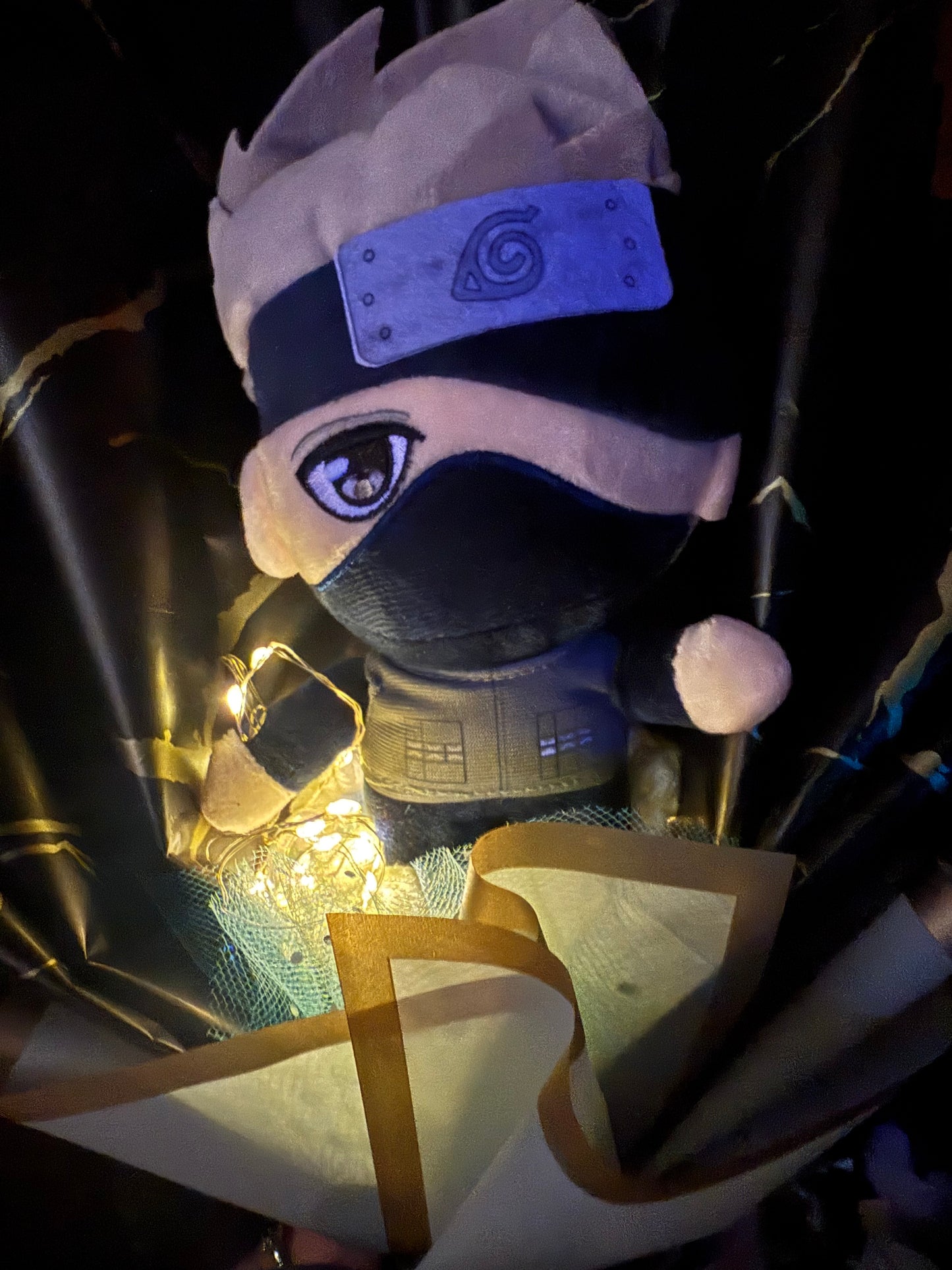 Japanese Plushie Kakashi Light Up Demon Slayer Plush Bouquet