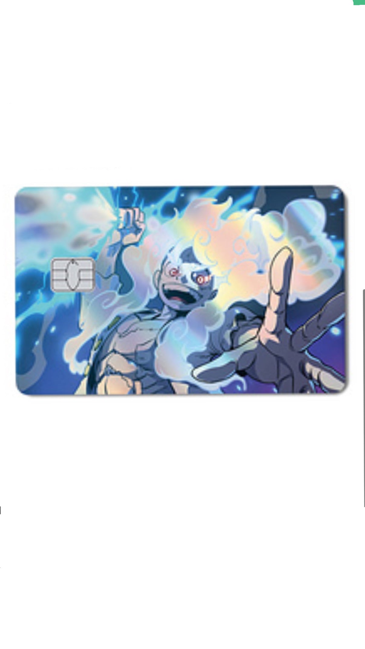 Gear 5 Luffy One Piece Holographic Credit Card Sticker