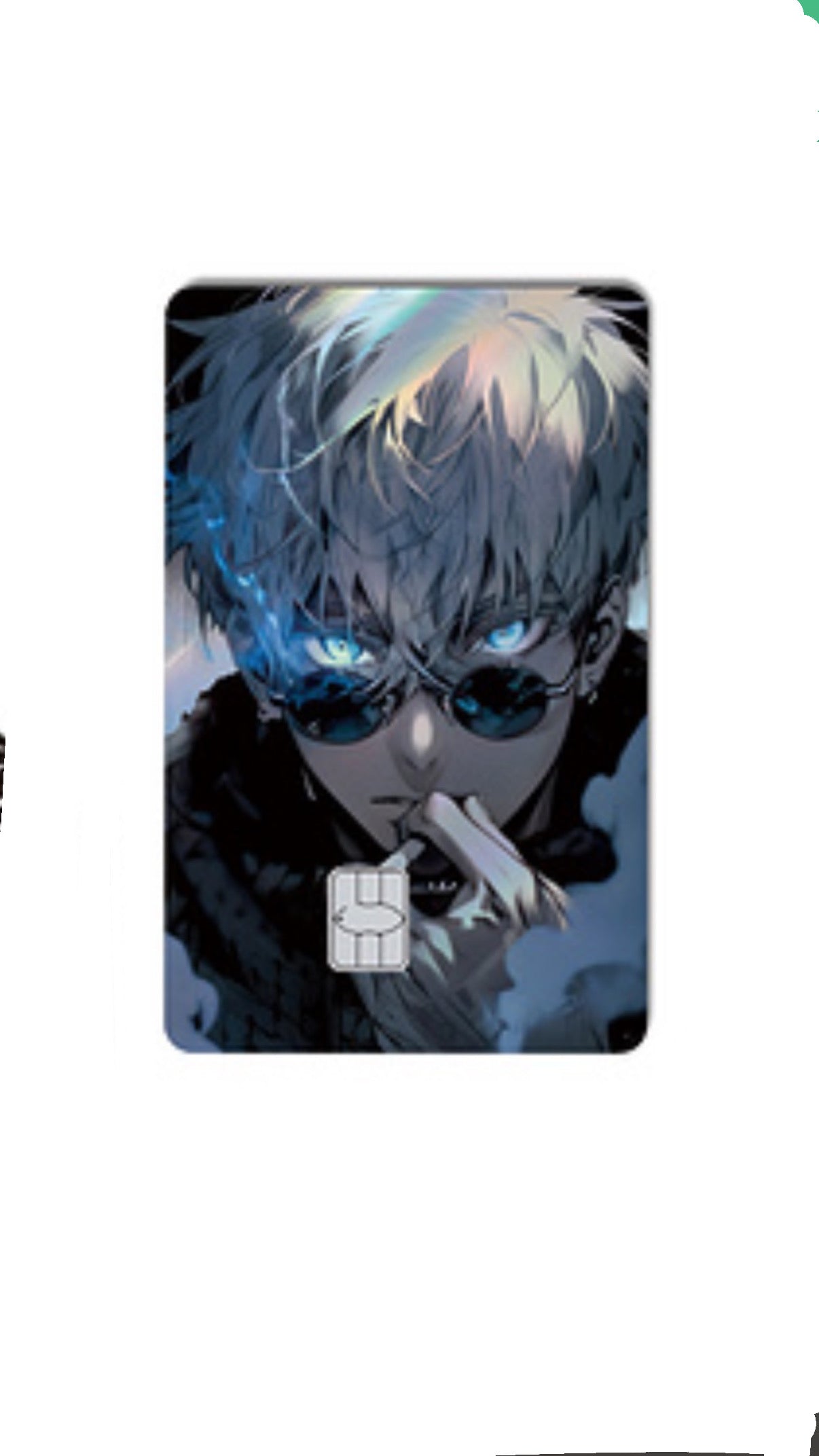 Gojo Holographic Jujitsu Kaisen JJK Credit Card Sticker