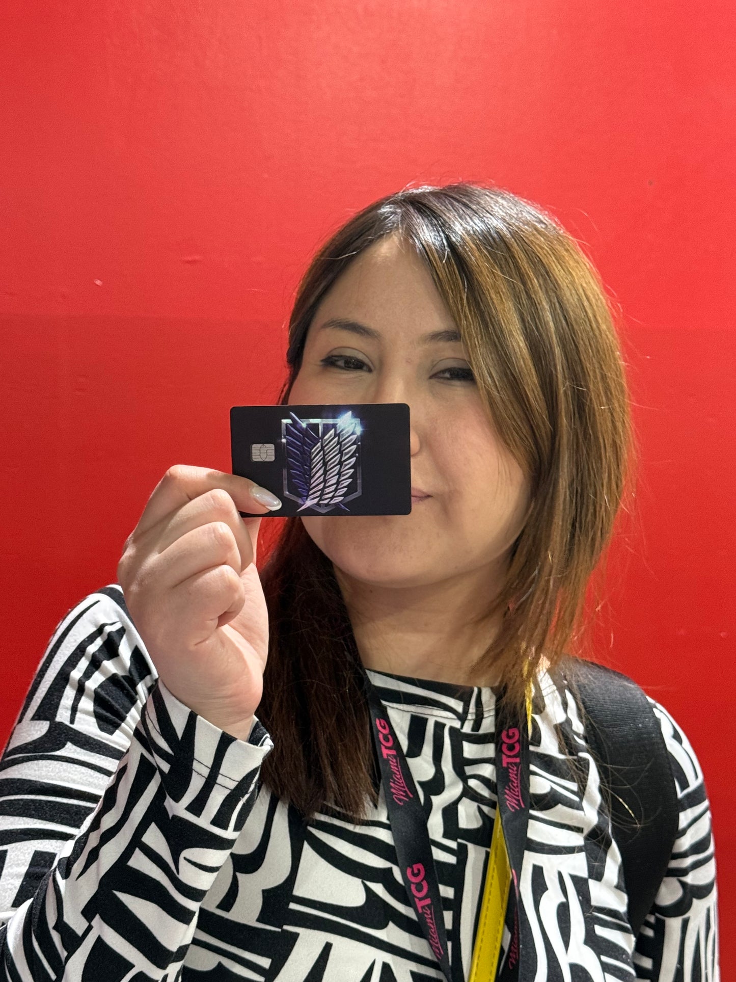 Attack on Titan Anime Holographic Credit Card Sticker