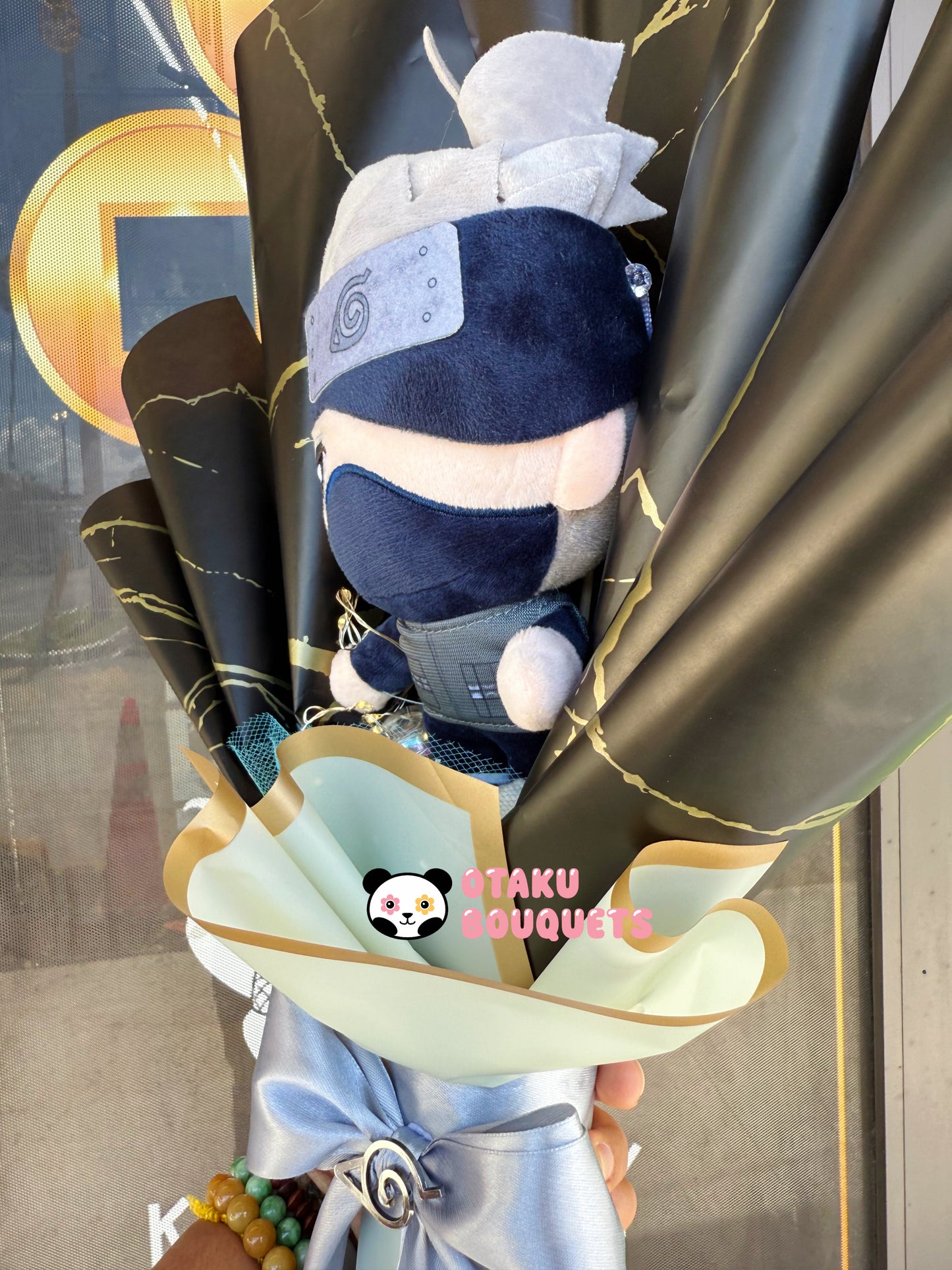 Japanese Plushie Kakashi Light Up Demon Slayer Plush Bouquet