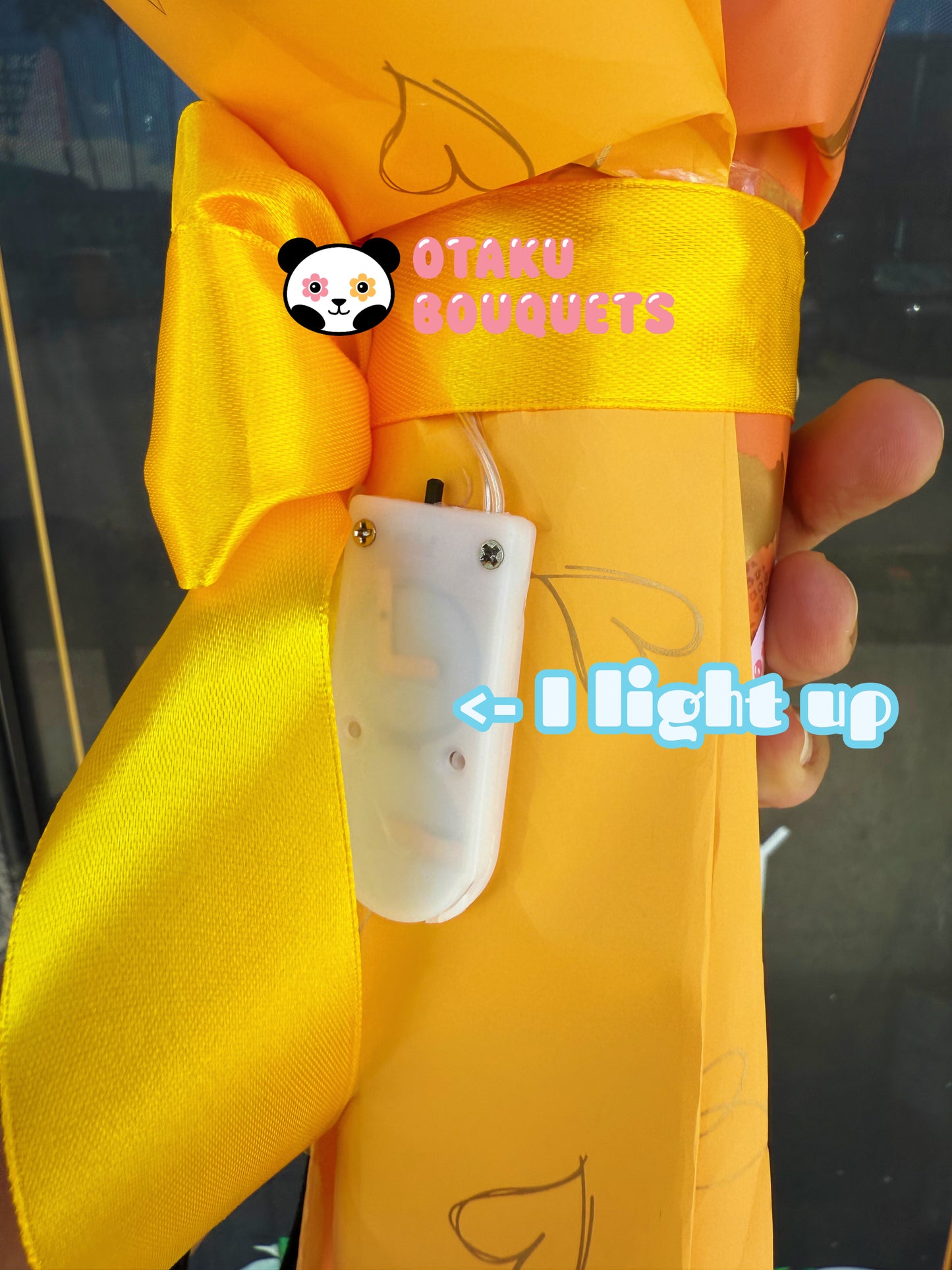 Japanese Plushie Zenitsu Light Up Demon Slayer Plush Bouquet