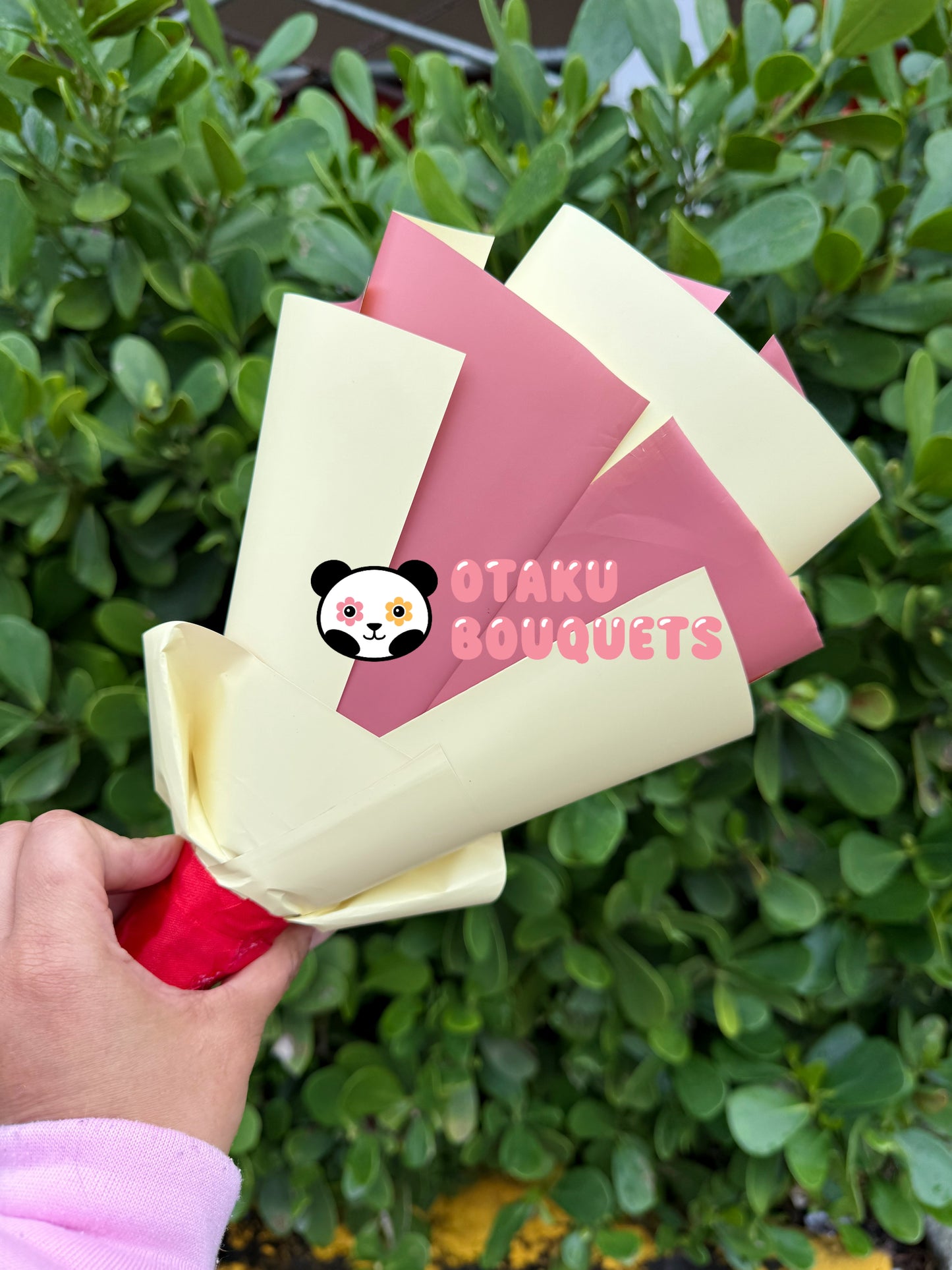 Small Rubber Pirate Anime Plushie Crochet Flower Bouquet
