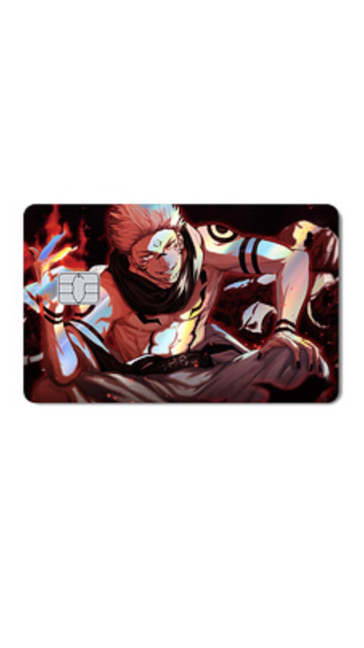 Sakuna Holographic Jujitsu Kaisen JJK Anime Credit Card Sticker
