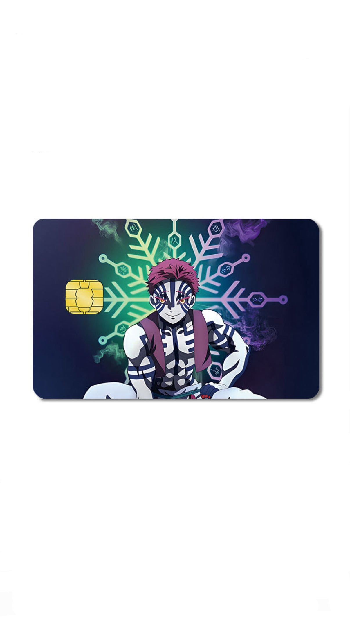 “Acaza” Demon “Slayerz” Anime Credit Card Sticker