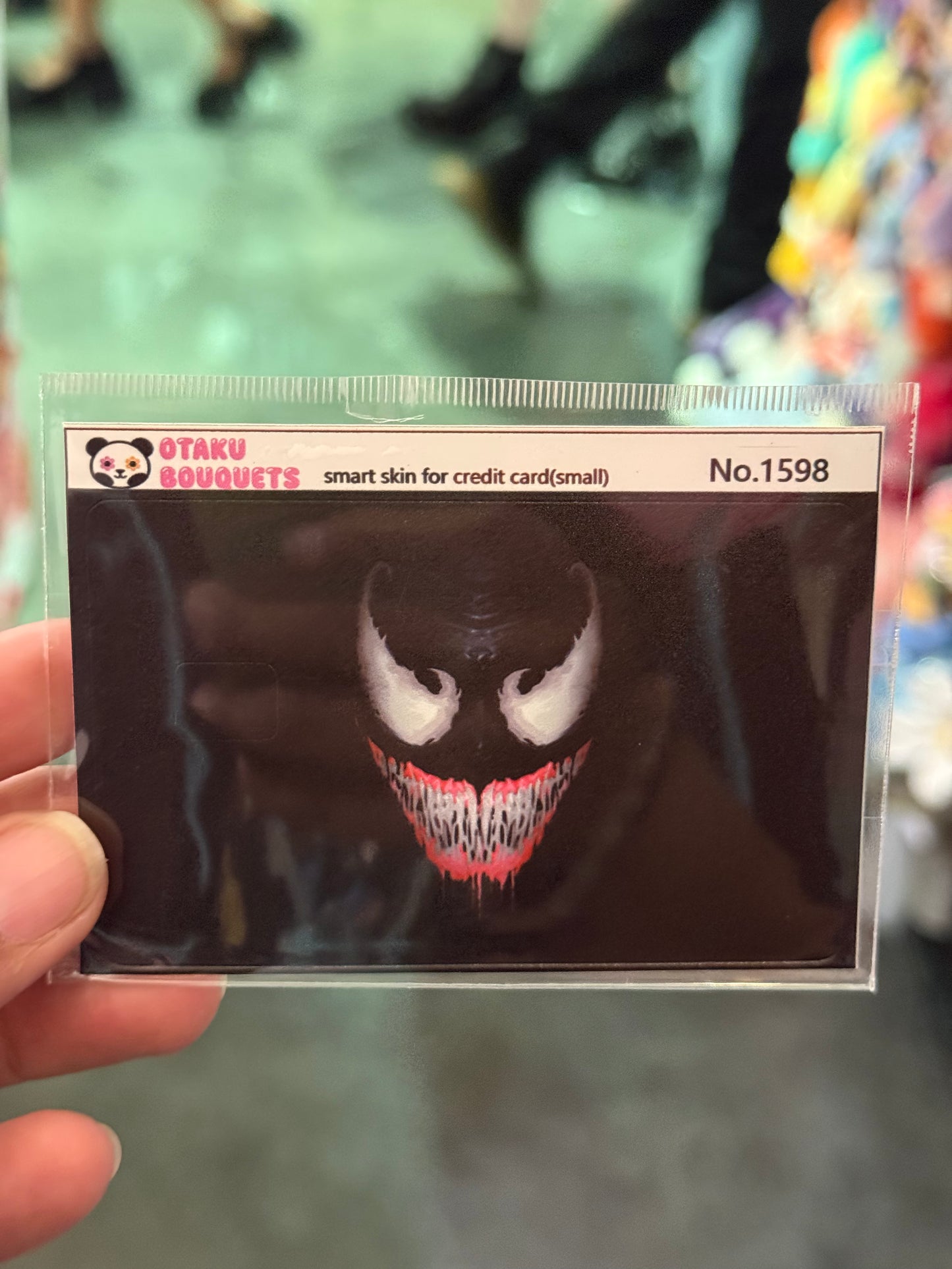 Vennom Black Credit Card Sticker