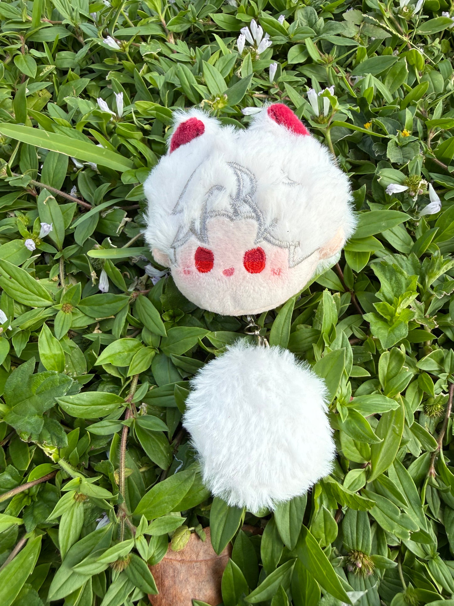LAD Face Cat Keychain Plush