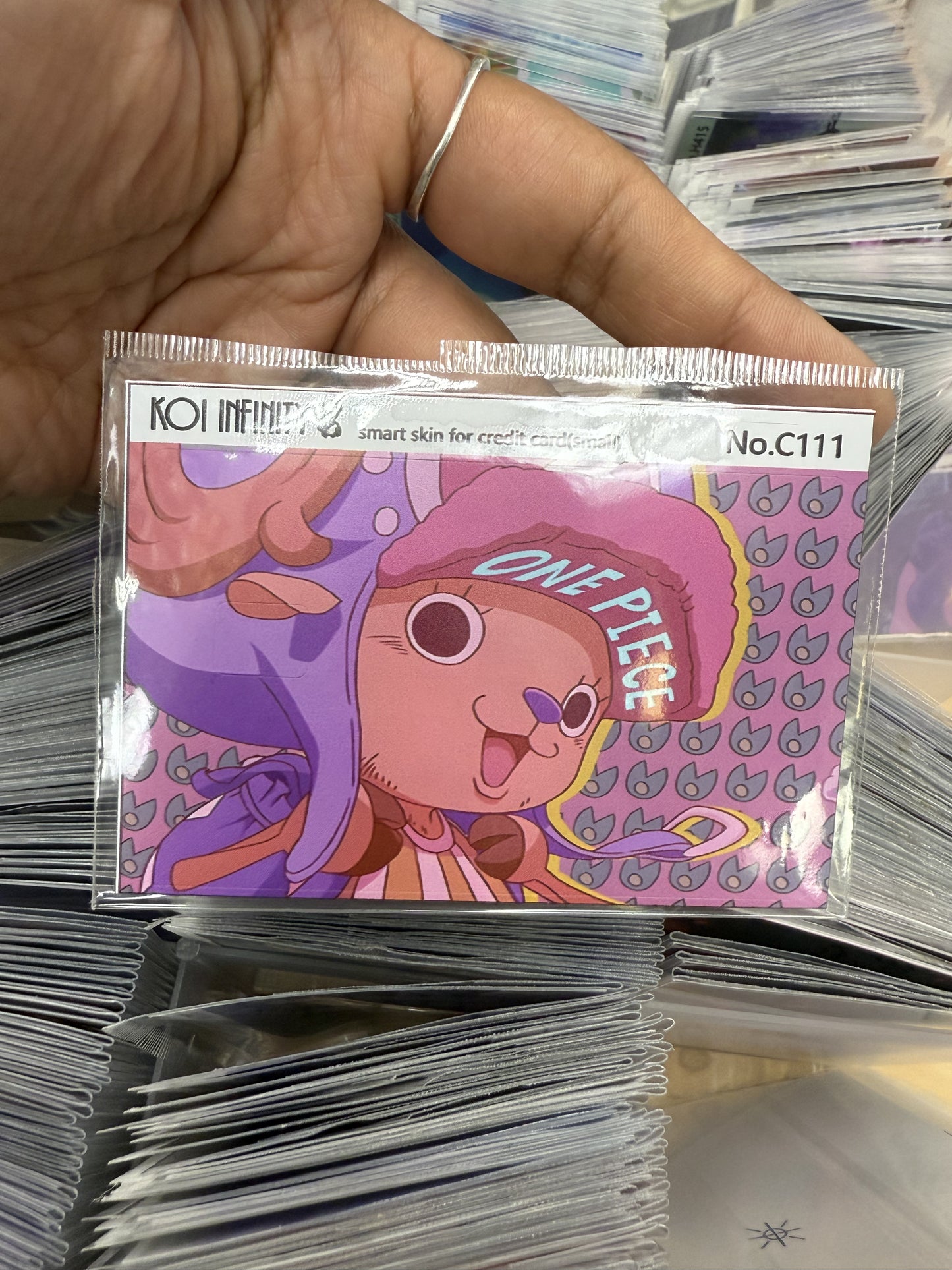 Chopper One Piece Holographic Credit Card Sticker