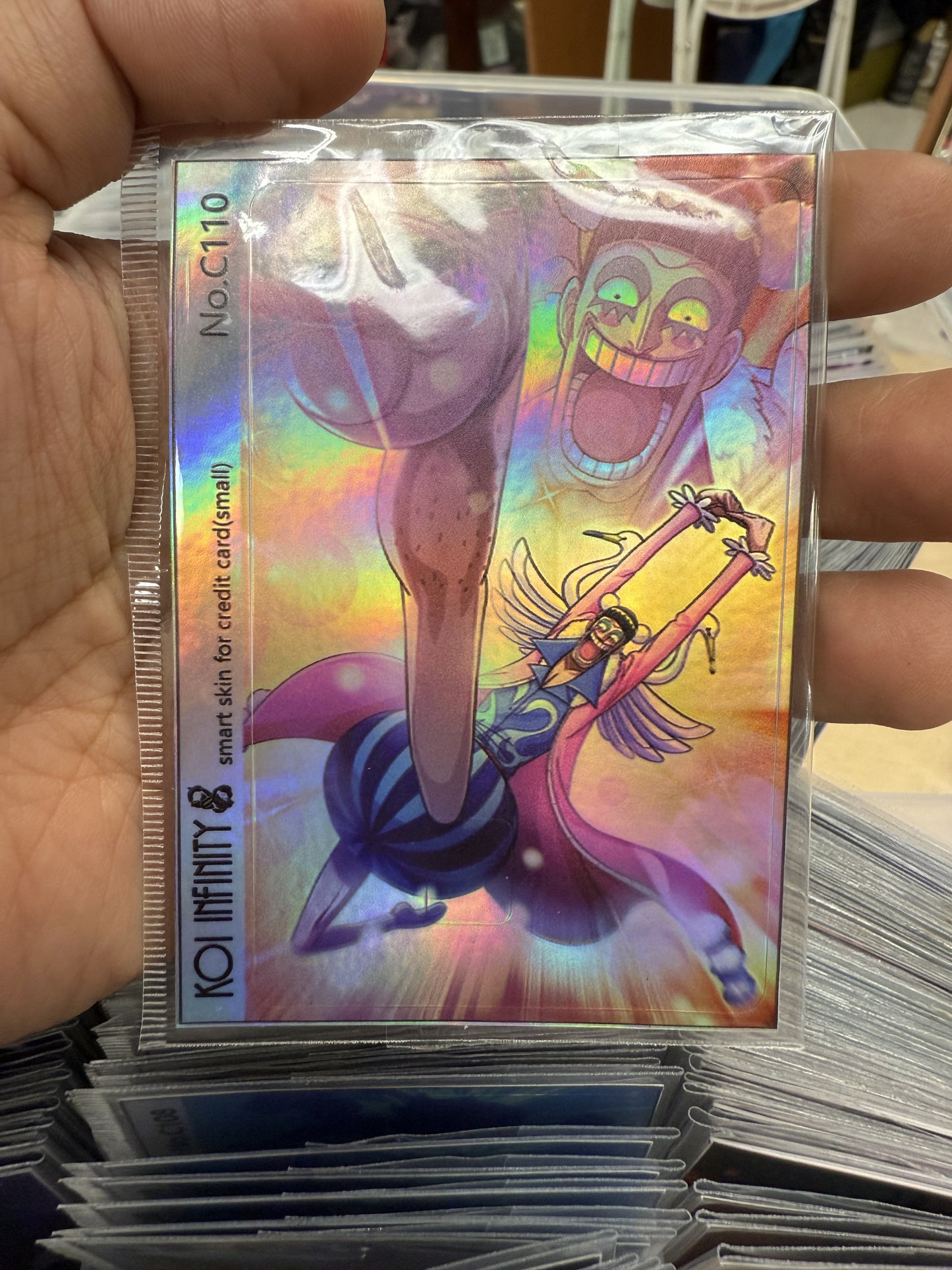 Bon Clay One Piece Anime Credit Card Sticker