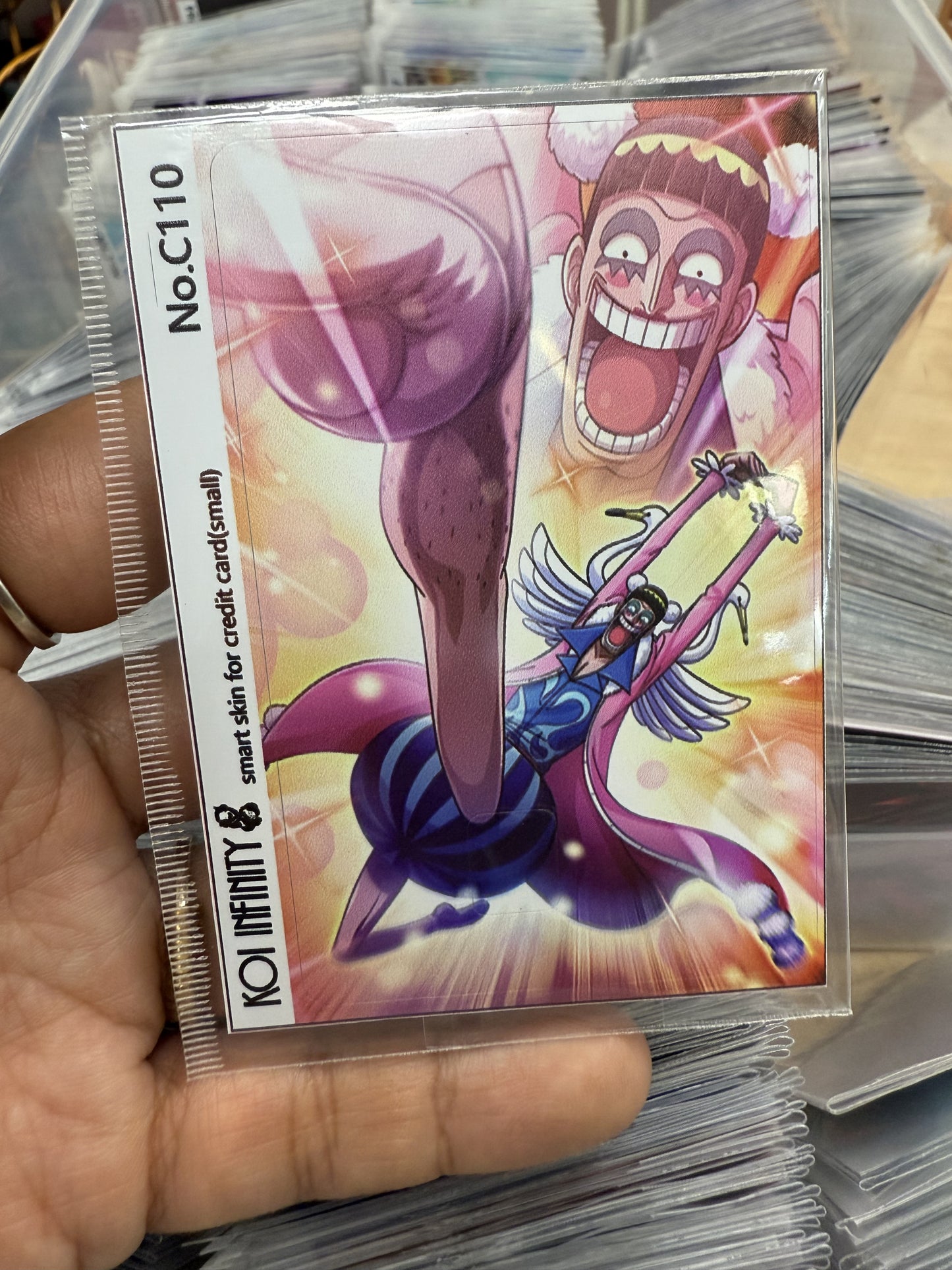 Bon Clay One Piece Anime Credit Card Sticker