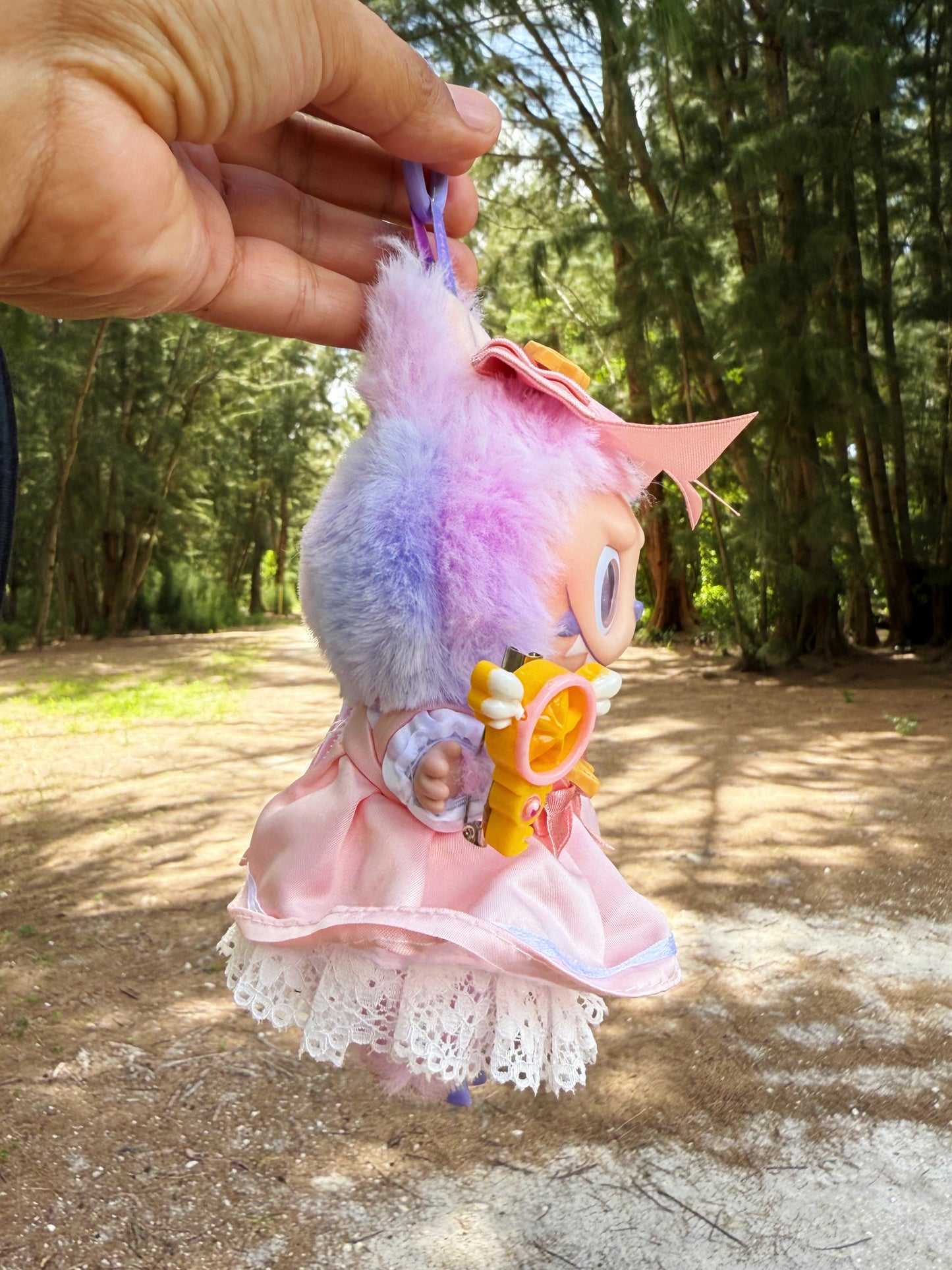 Sakura Card Captures Doll Labubu Anime Costume Cosplay Clothes 17cm