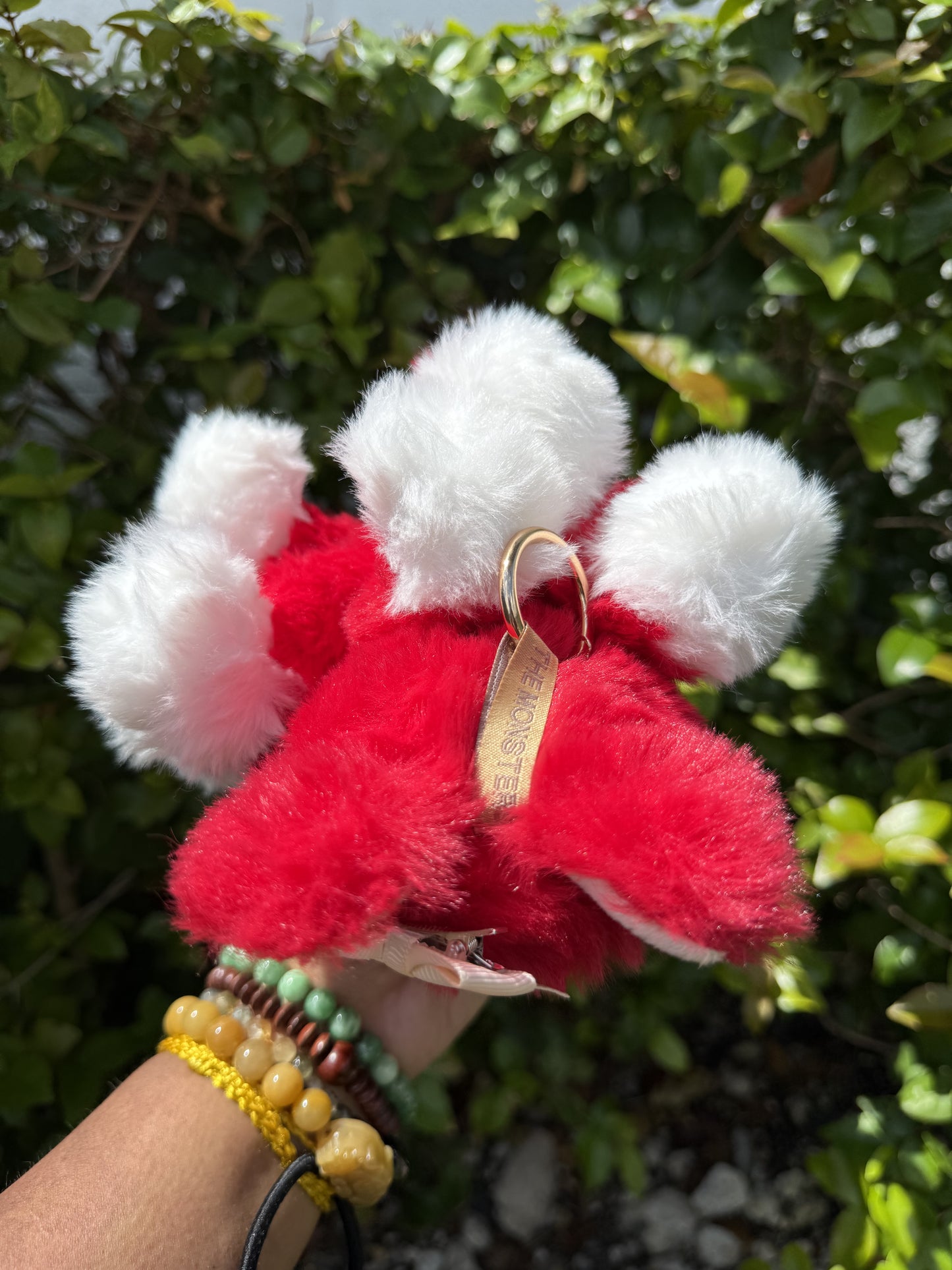 Red Custom Nine-tailed Handmade Fluffy Labubu