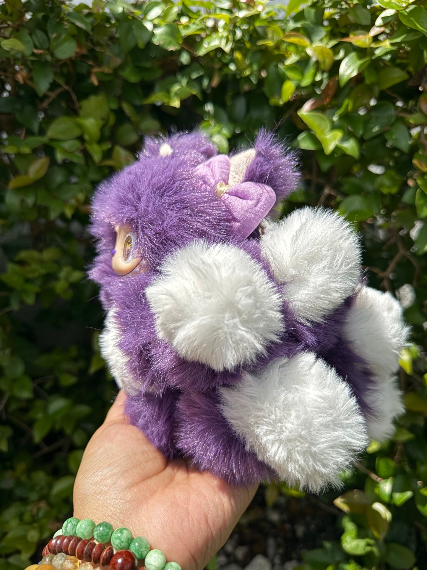 Purple Custom Nine-tailed Handmade Fluffy Labubu