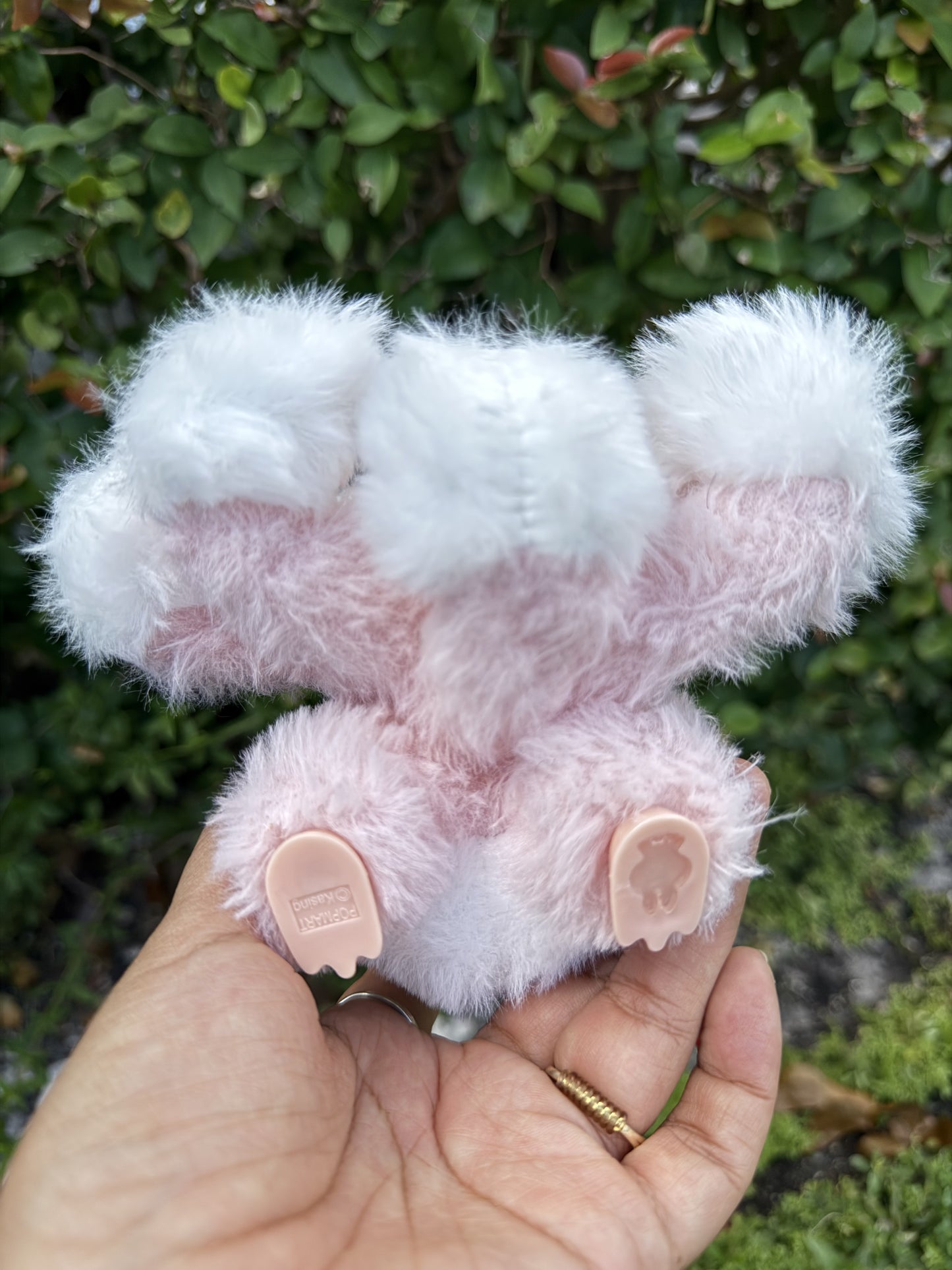 Pink Custom Nine-tailed Handmade Fluffy Labubu