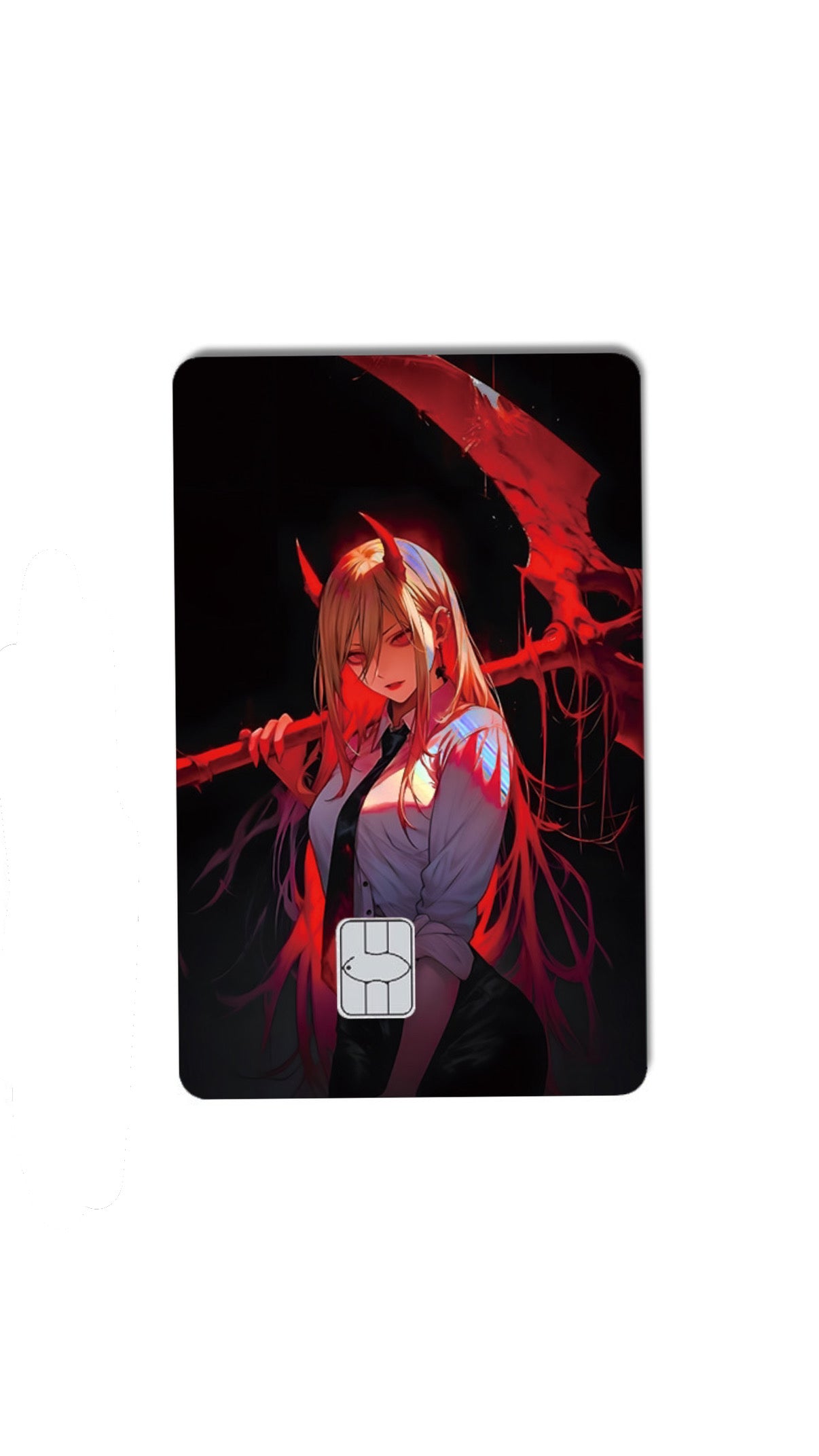 Power Chainsaw Man Holographic Credit Card Sticker (Copy 4)
