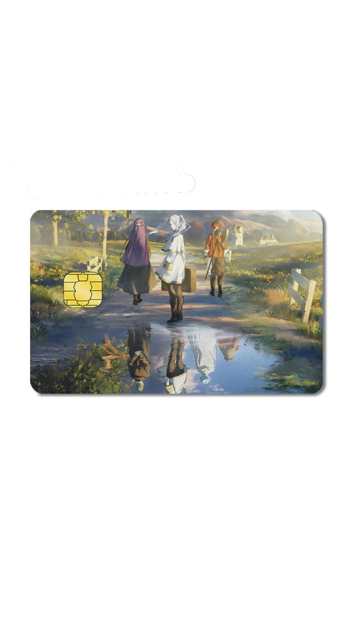 Free-ren and Reflection Anime Credit Card Sticker