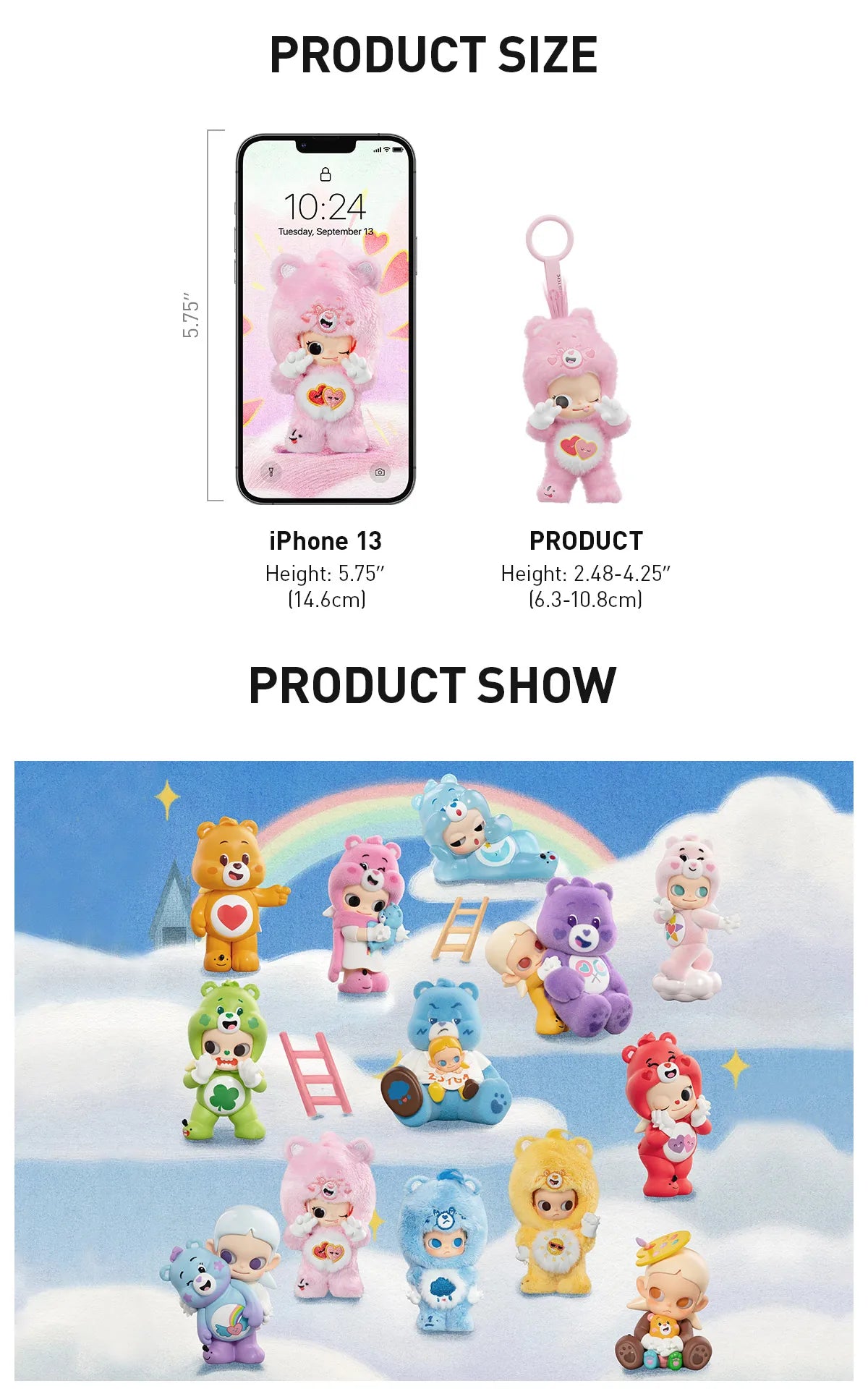 Zsiga × Care Bears Series Figures Blind Box Series