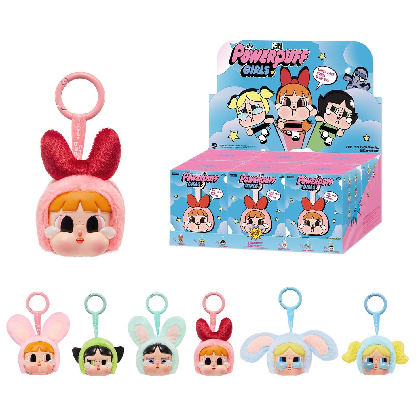 CRYBABY × Powerpuff Girls Series-Vinyl Face Plush Blind Box Series