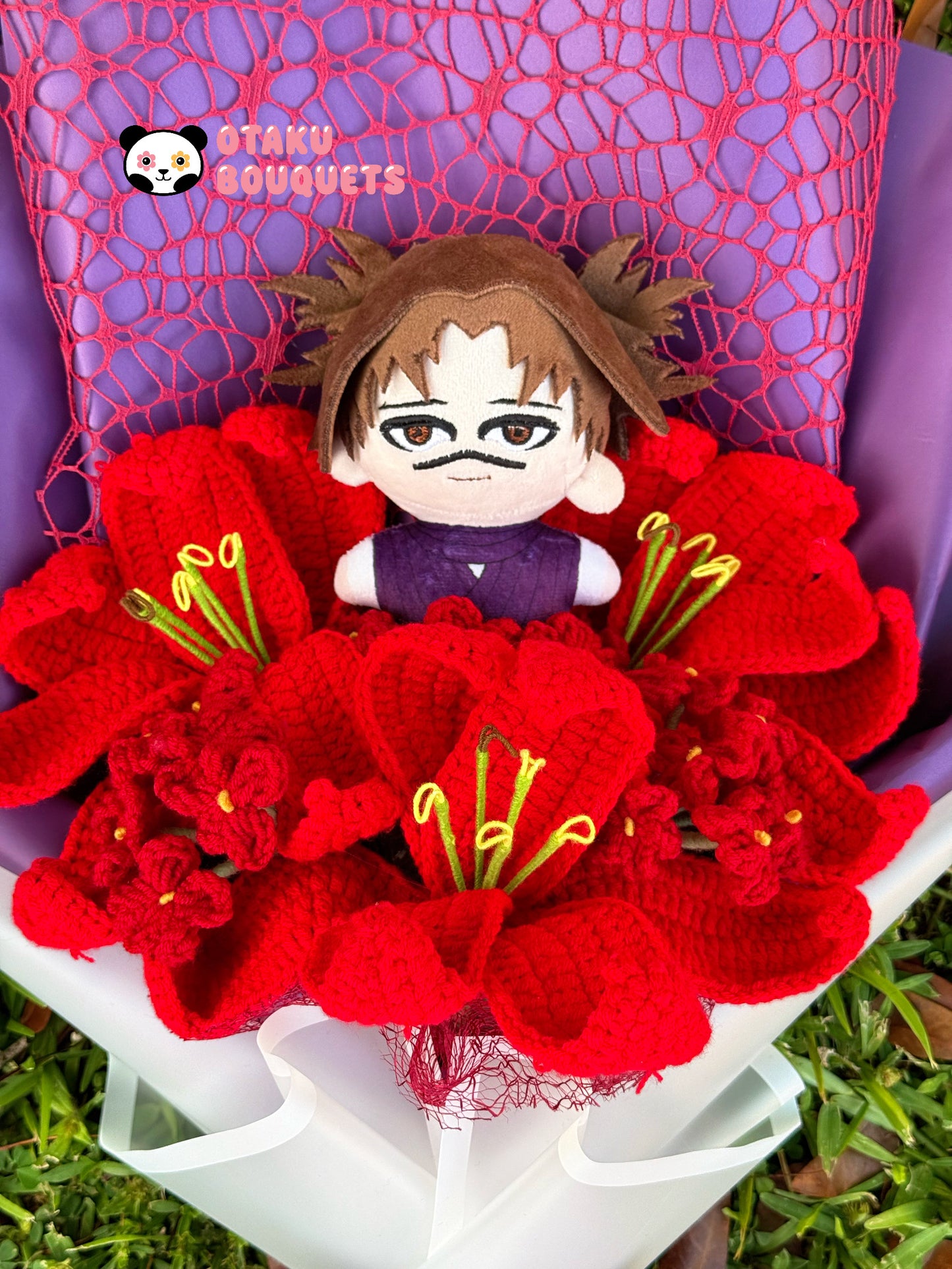 Chozo J.J.K Plushie Crochet Flower Bouquet