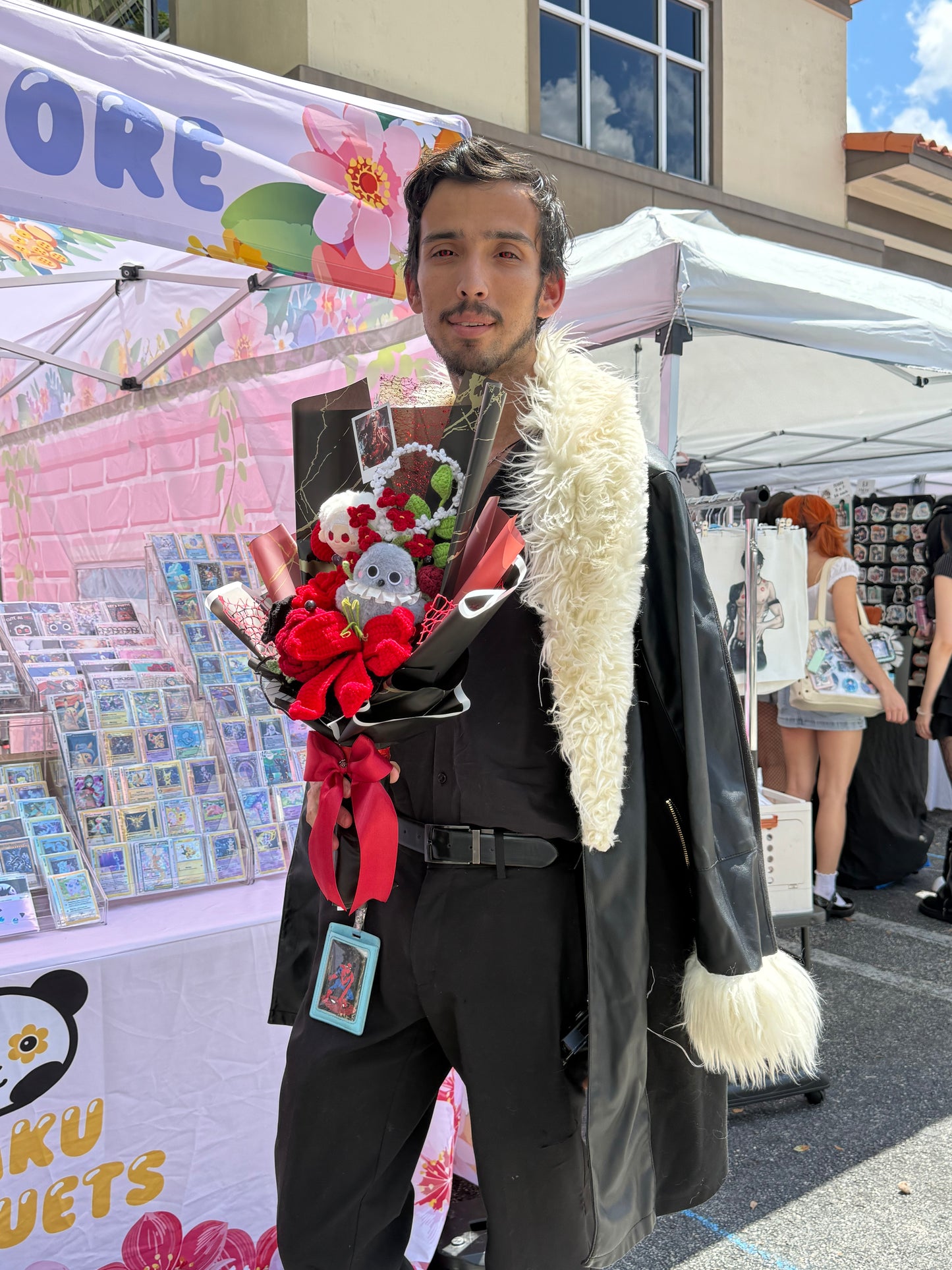 Sylus Love and Deepspace LAD Plushie Crochet Flower Bouquet