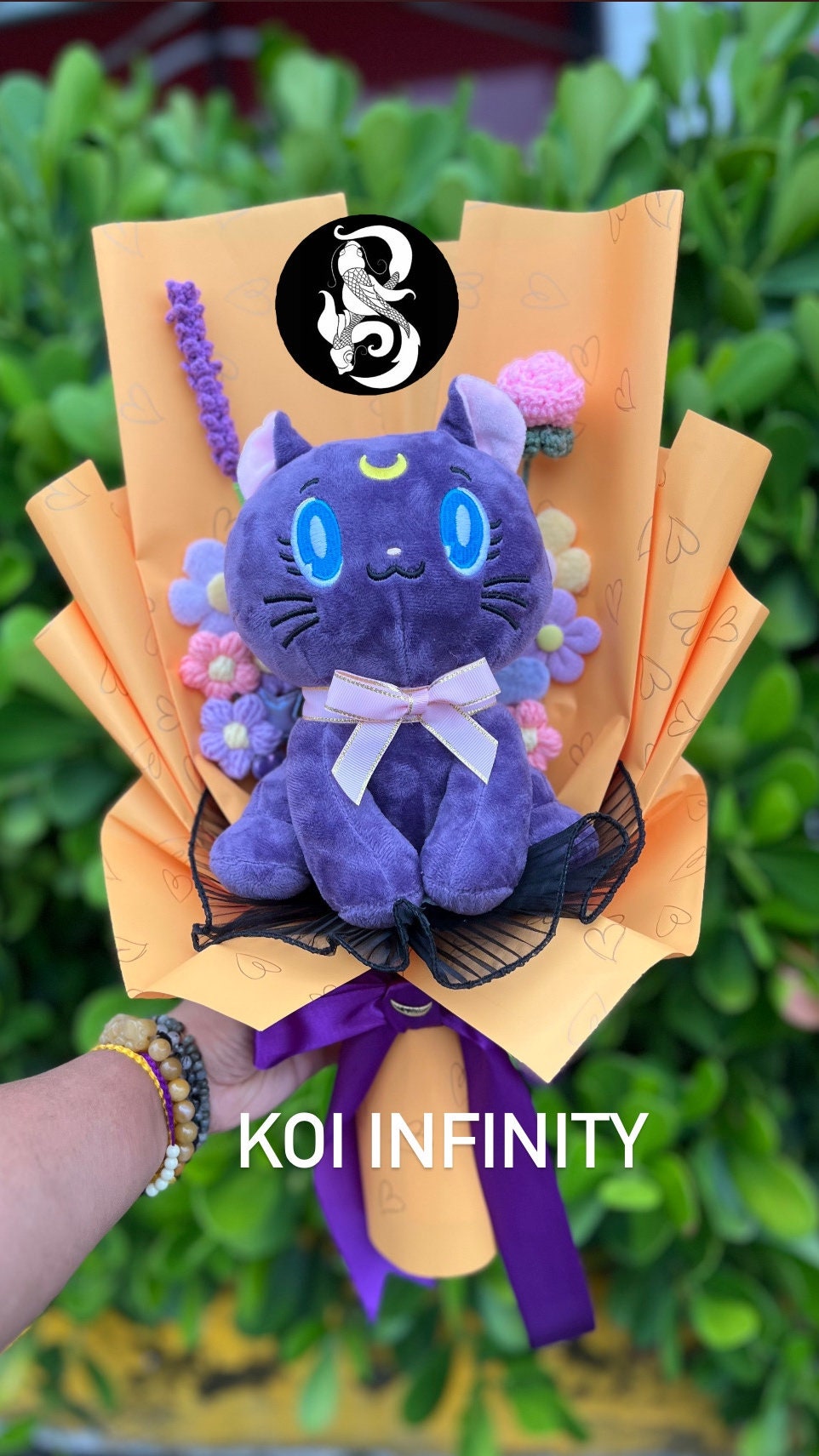 Luna Sailor Moon Plush Bouquet