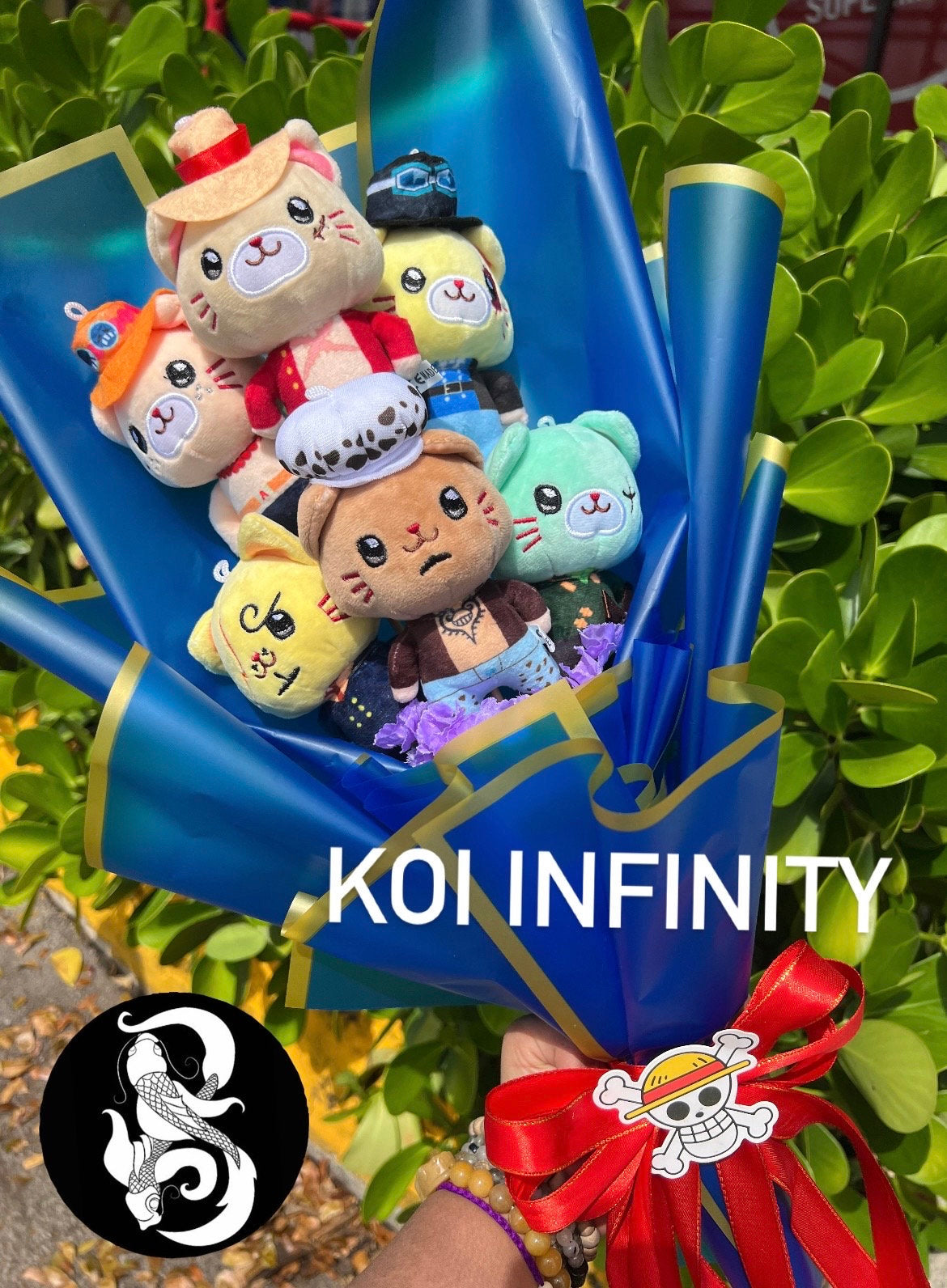 One Piece Kitty Plush Bouquet