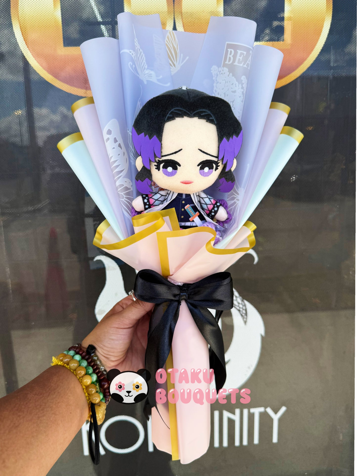 Medium Shinobu Kocho Hashira Demon Slayer Japanese Plush Bouquet