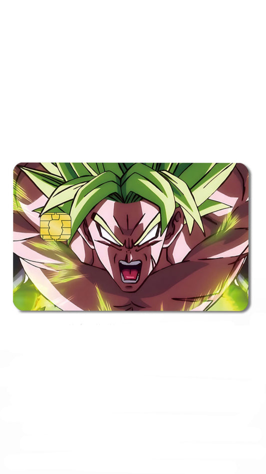 Brolly Dragon Ball Z Anime Credit Card Sticker
