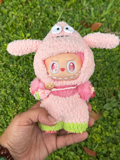 Best Burger Cook and Star Fish Bestie Crochet 17cm Anime Costume Cosplay Clothes