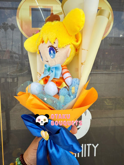 Venus Pom Pom Purin Magical Girl Kawaii Anime Moon Plush Bouquet