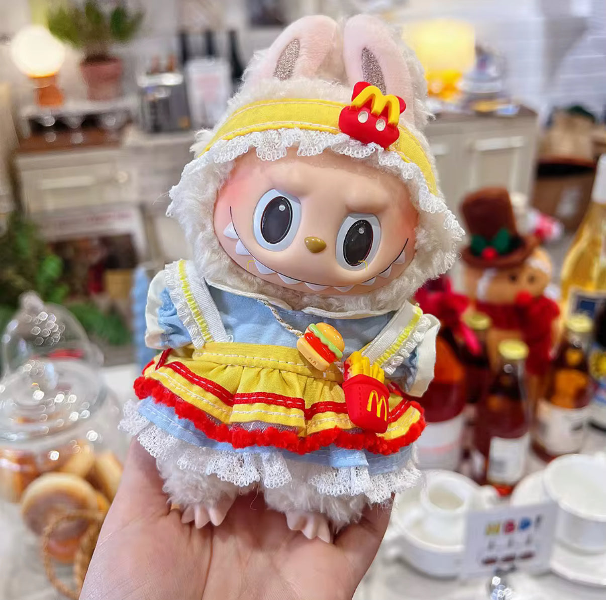 McDonald’s Dress Worker Kawaii Cute Doll Outfit Clothes 17cm