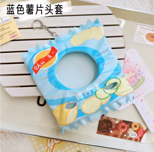 Potato Chips Kawaii Cute Costume Cosplay Doll Labubu Outfit Clothes 17cm
