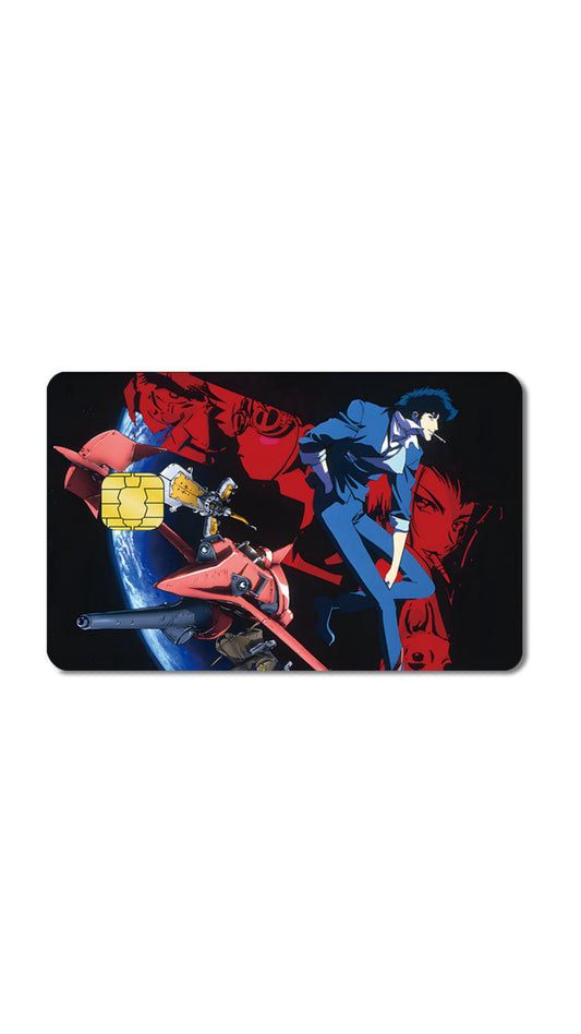Cowboy Bpop Space Anime Credit Card Sticker
