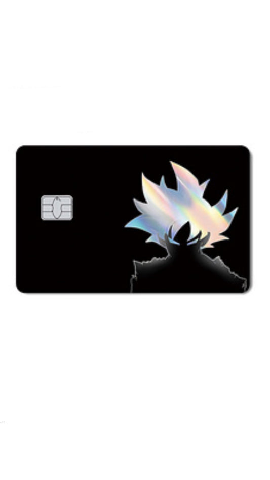 Goku Silhouette holographic Dragon Ball Z Holographic Credit Card Sticker