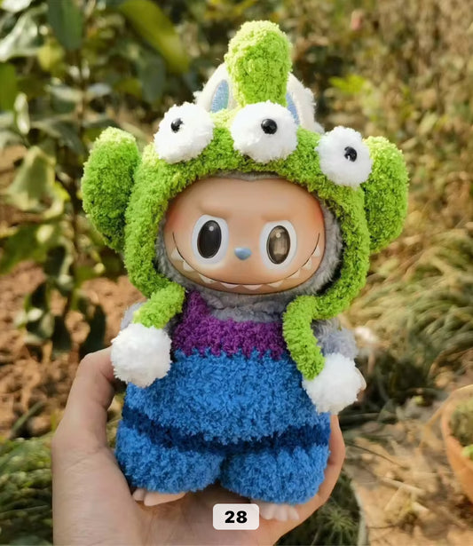 Alien Disney “the claw!” Crochet Labubu Anime Costume Cosplay Clothes