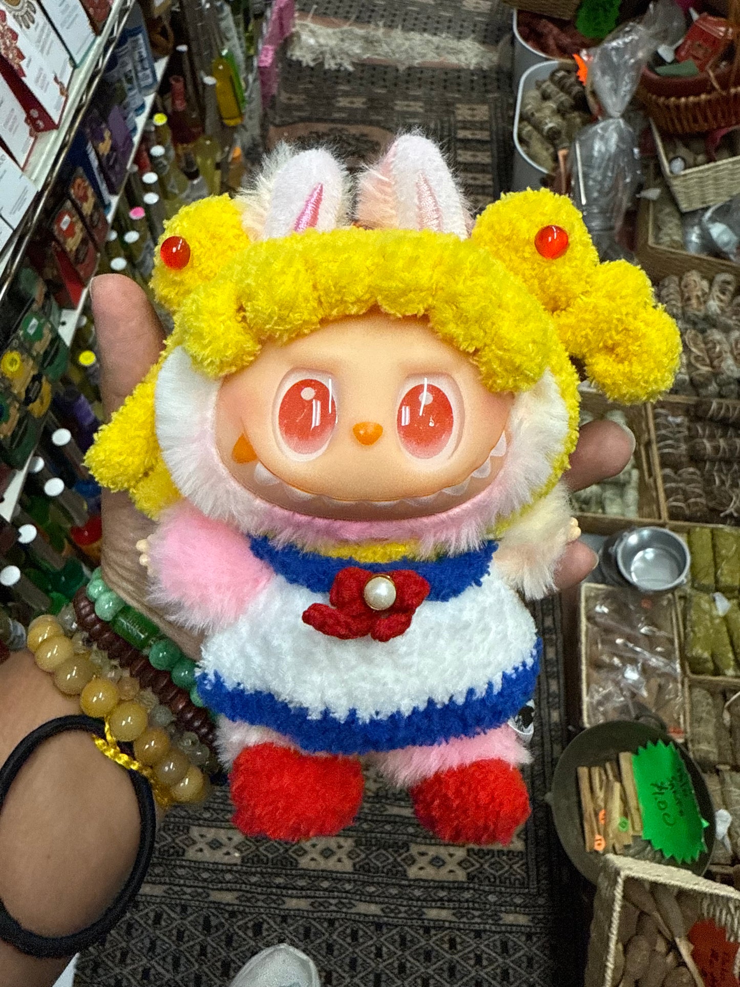 Sailor Moon Crochet Labubu Anime Costume Cosplay Clothes