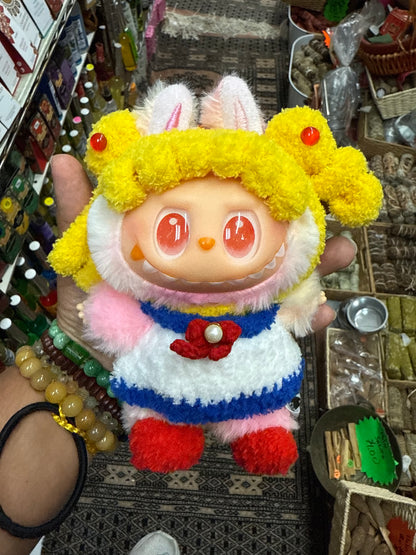 Sailor Moon Crochet Labubu Anime Costume Cosplay Clothes