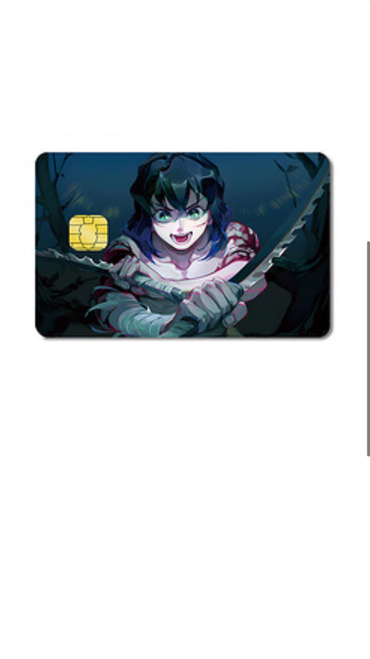 Inosuke Demon Slayer Credit Card Sticker